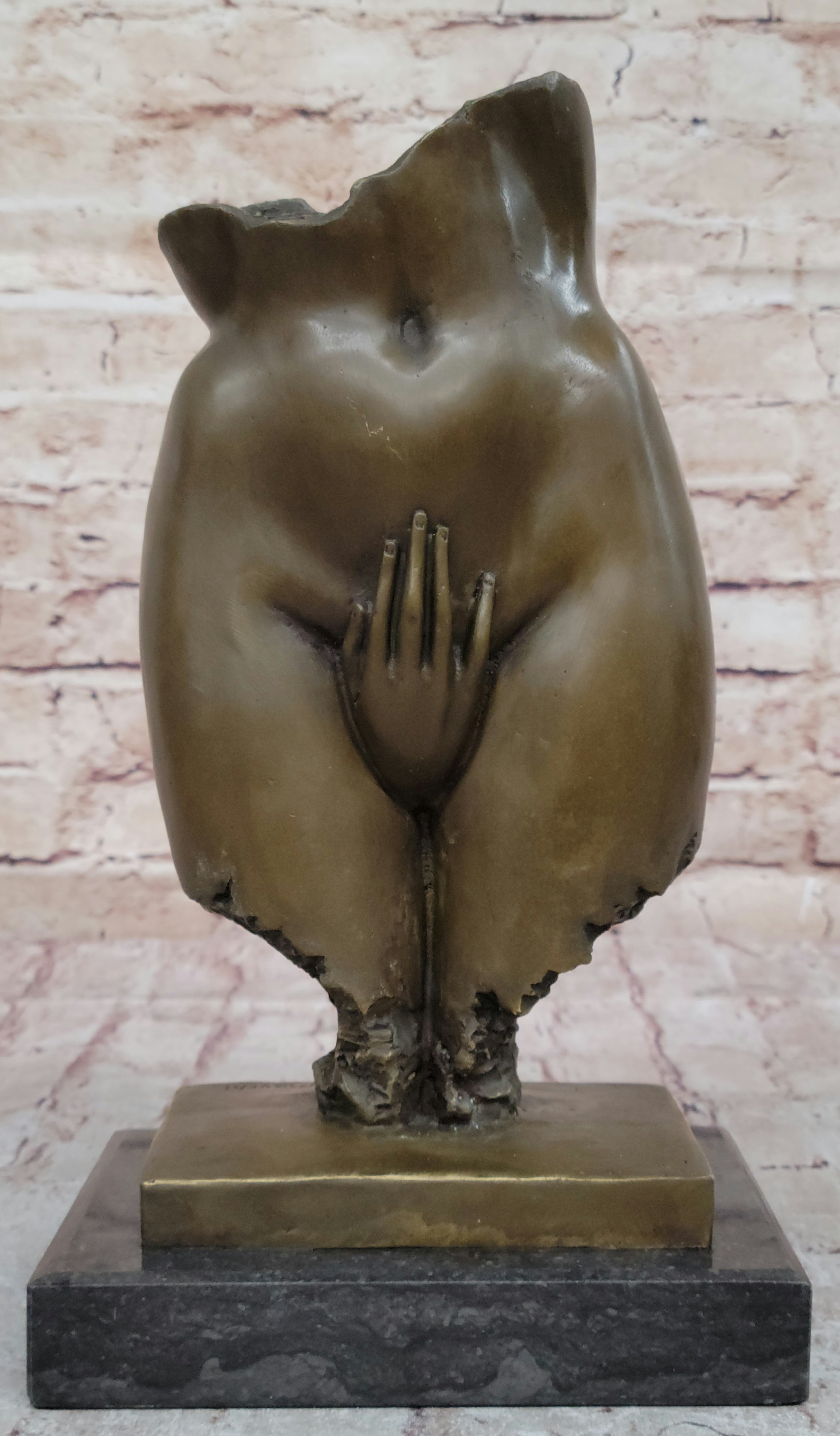 Handcrafted bronze sculpture SALE Artis Italian Mavchi Original Home Erotic Deco
