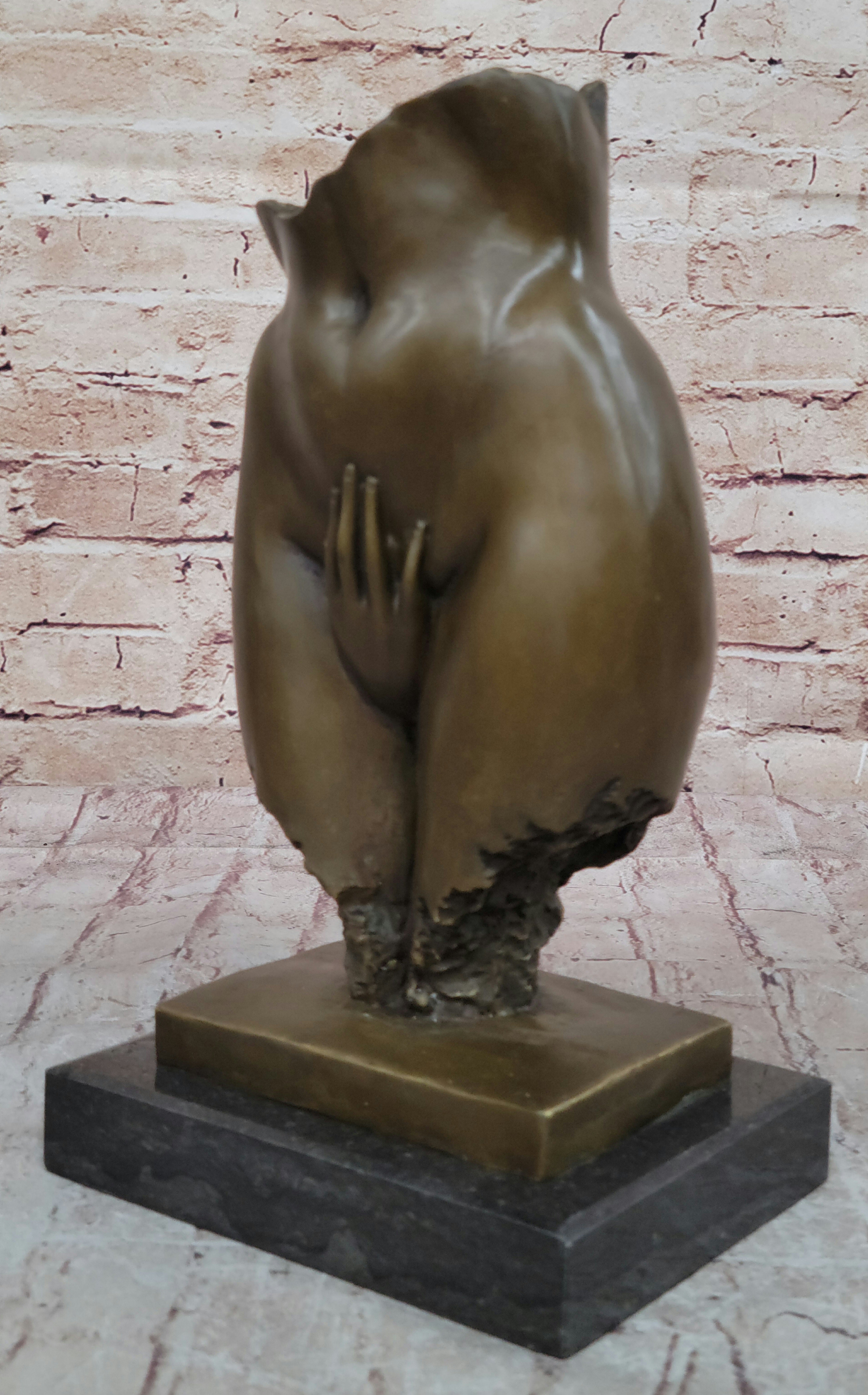 Handcrafted bronze sculpture SALE Artis Italian Mavchi Original Home Erotic Deco