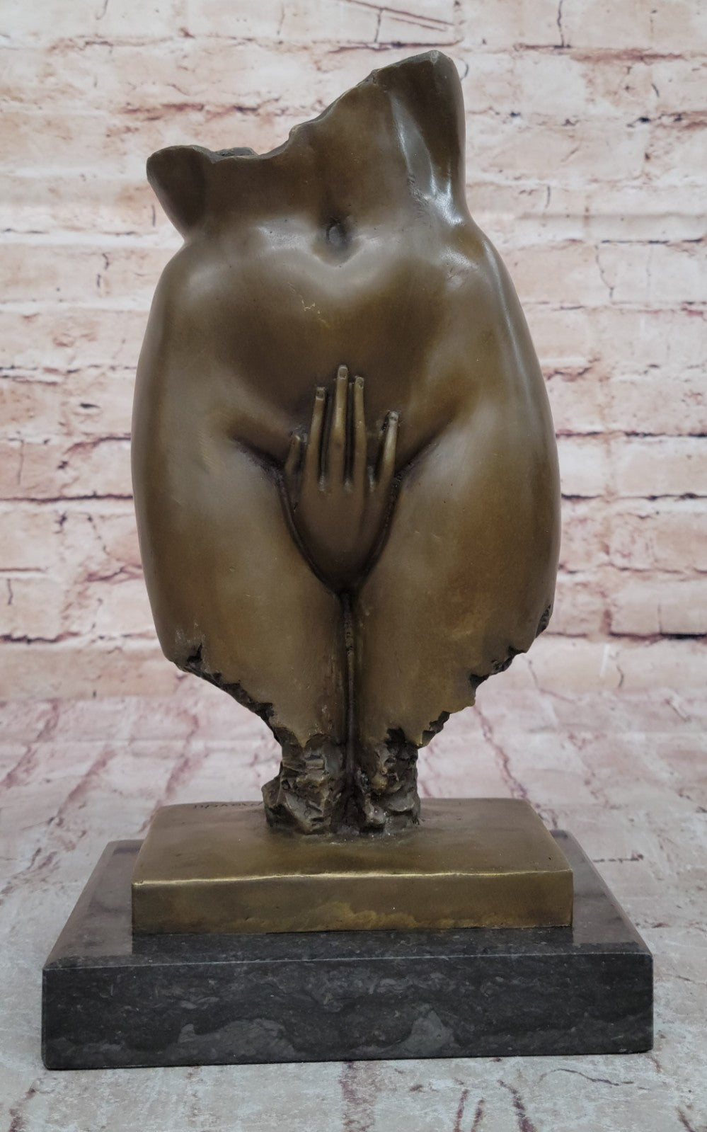 Handcrafted bronze sculpture SALE Artis Italian Mavchi Original Home Erotic Deco