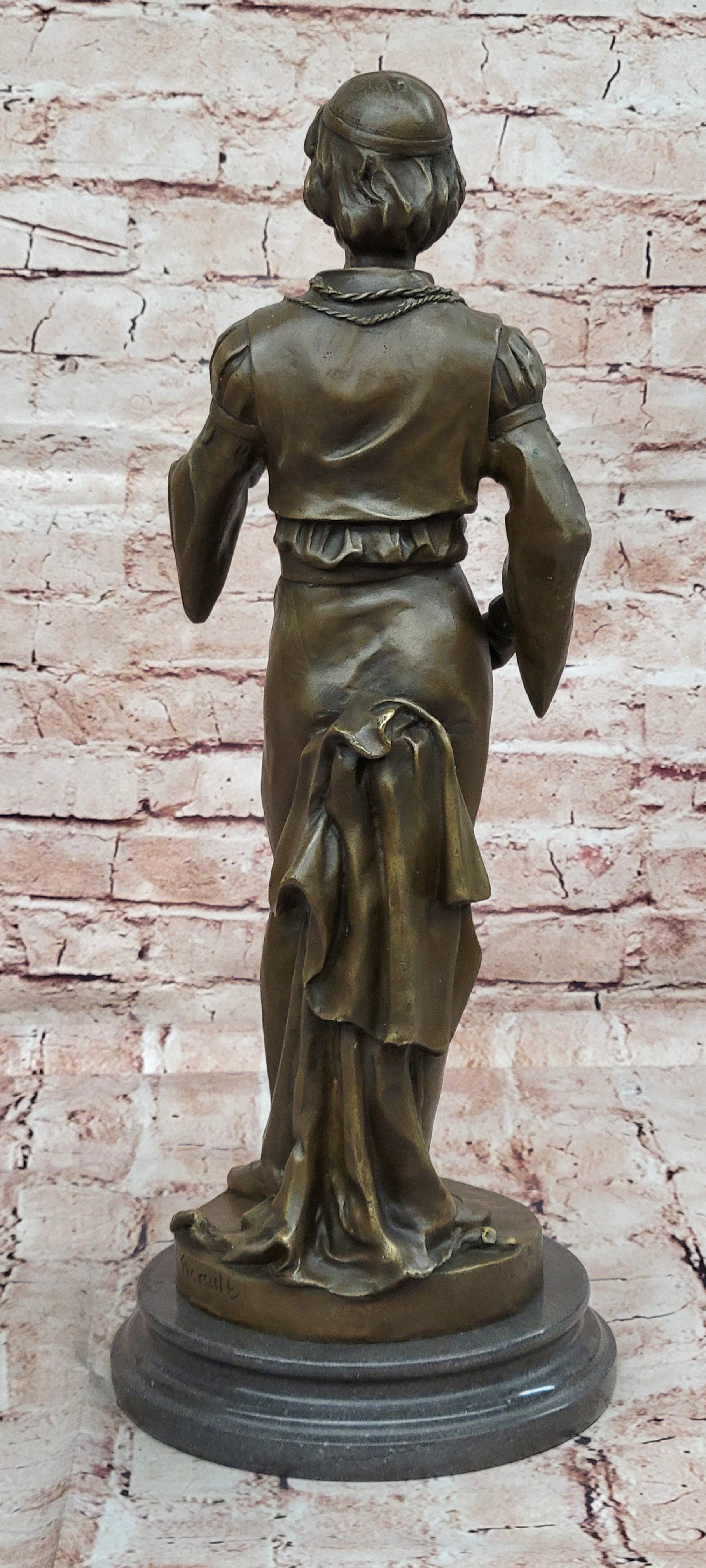 Bronze Military Statue of a Drummer in Napoleon`s Army Hot Cast Sculpture