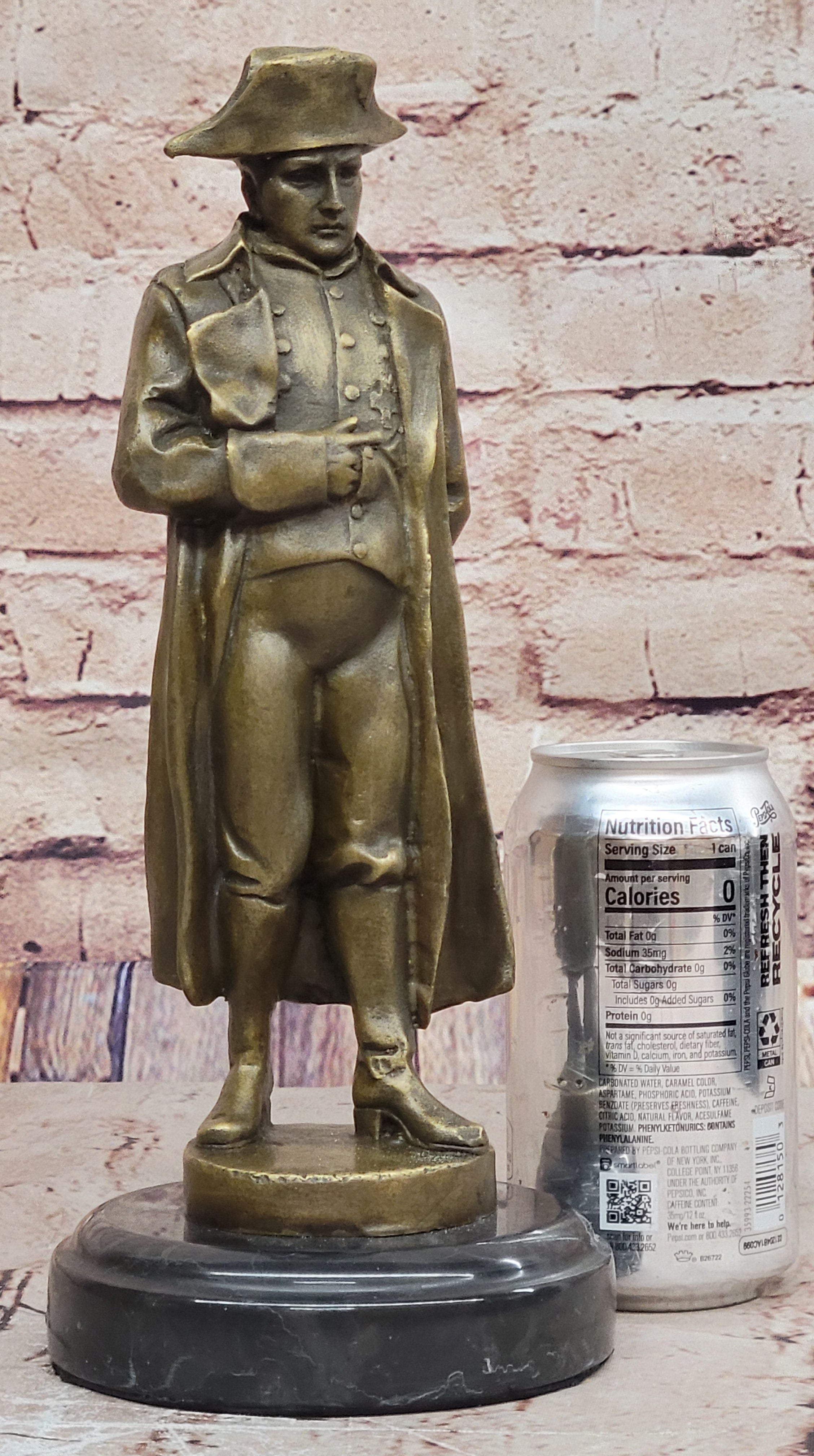 Handcrafted bronze sculpture military Soldier French Napoleon Bonaparte Sale