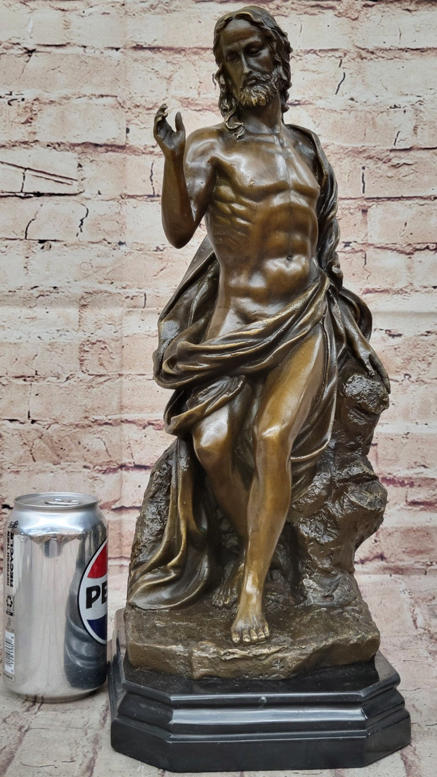 Handcrafted Museum Quality Classic Religious Catholic Church Bronze Sculpture