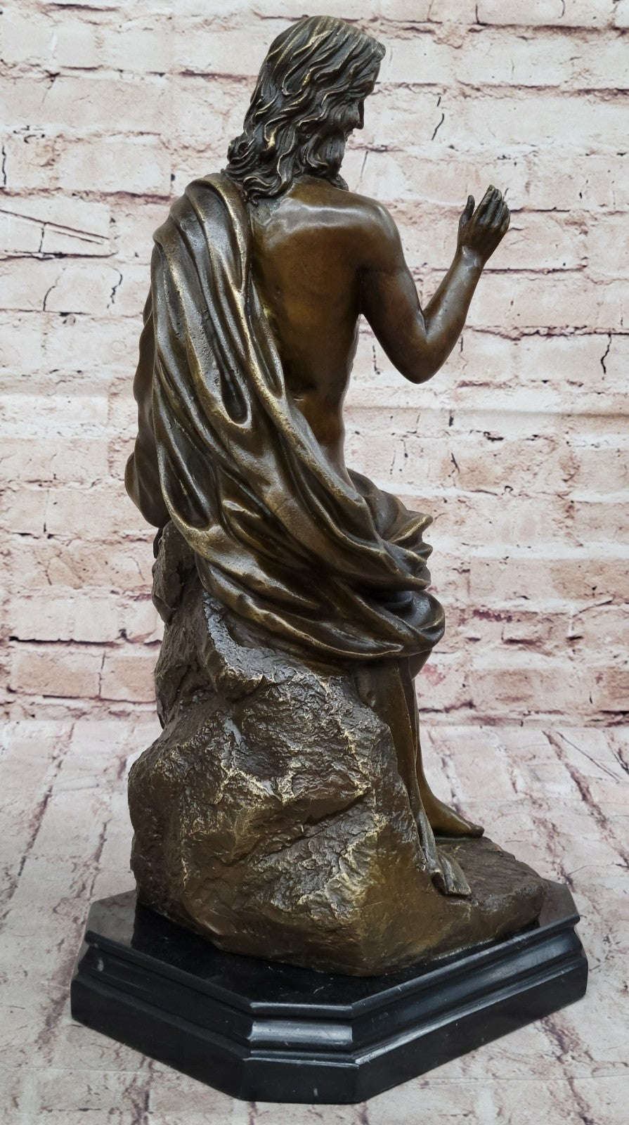 Handcrafted Museum Quality Classic Religious Catholic Church Bronze Sculpture