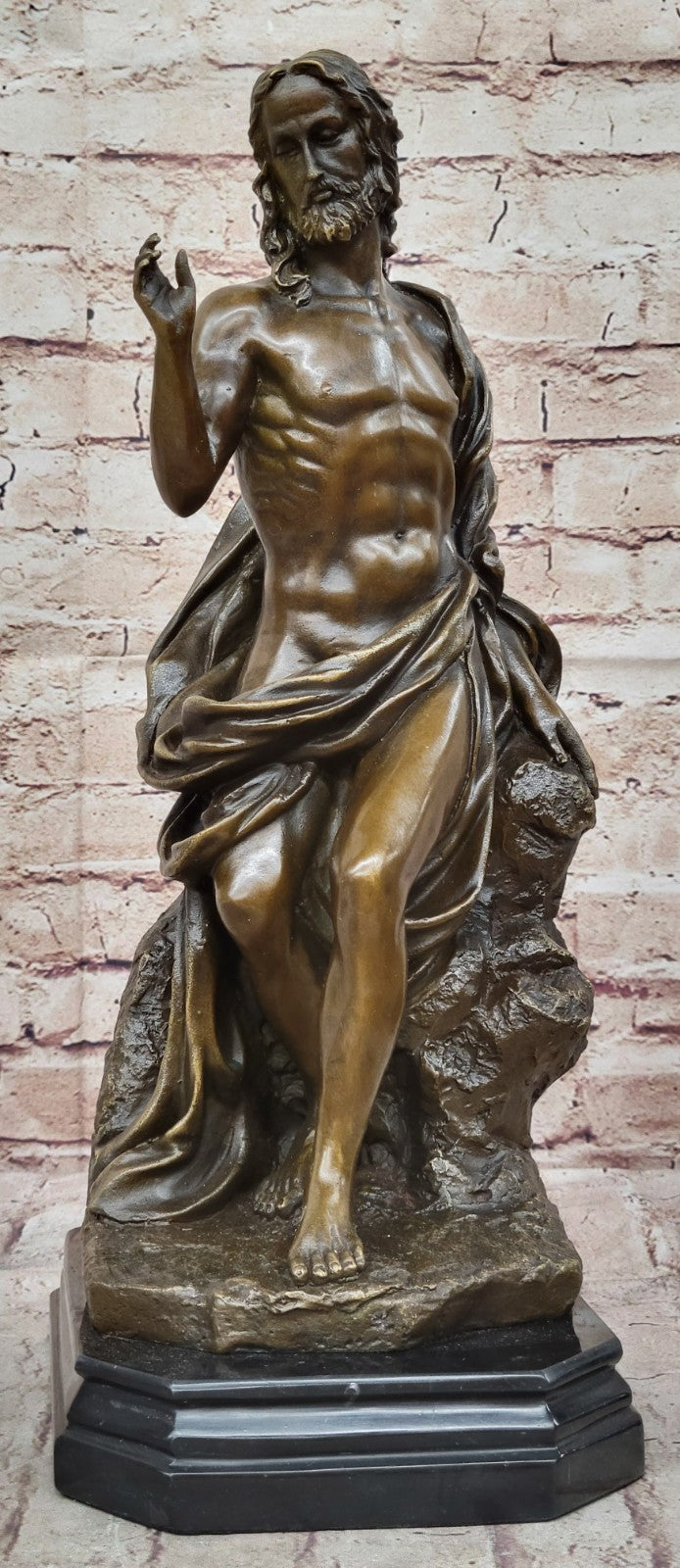 Handcrafted Museum Quality Classic Religious Catholic Church Bronze Sculpture