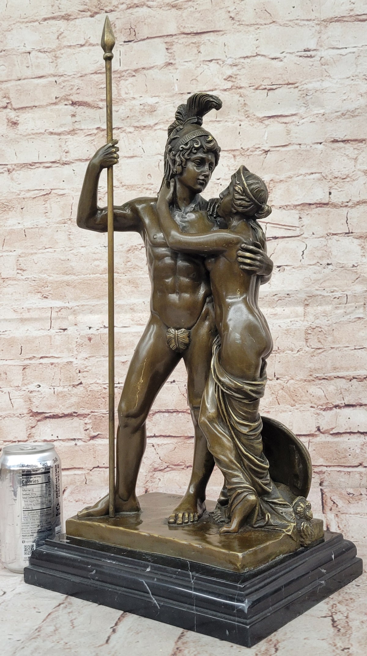 Bronze Statue Depicting Mars and Venus Original Artwork by Ellis Sculpture