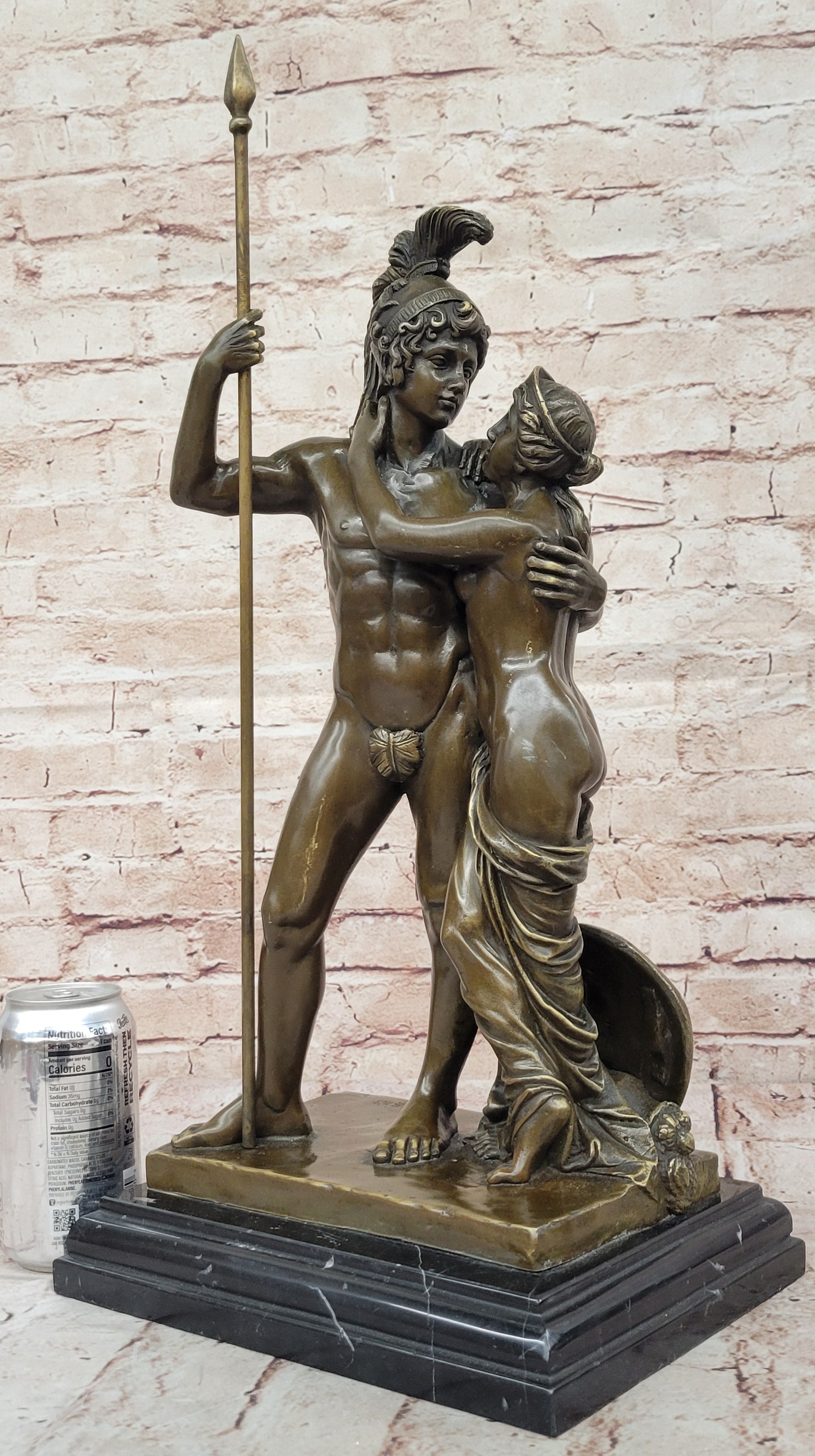 Bronze Statue Depicting Mars and Venus Original Artwork by Ellis Sculpture