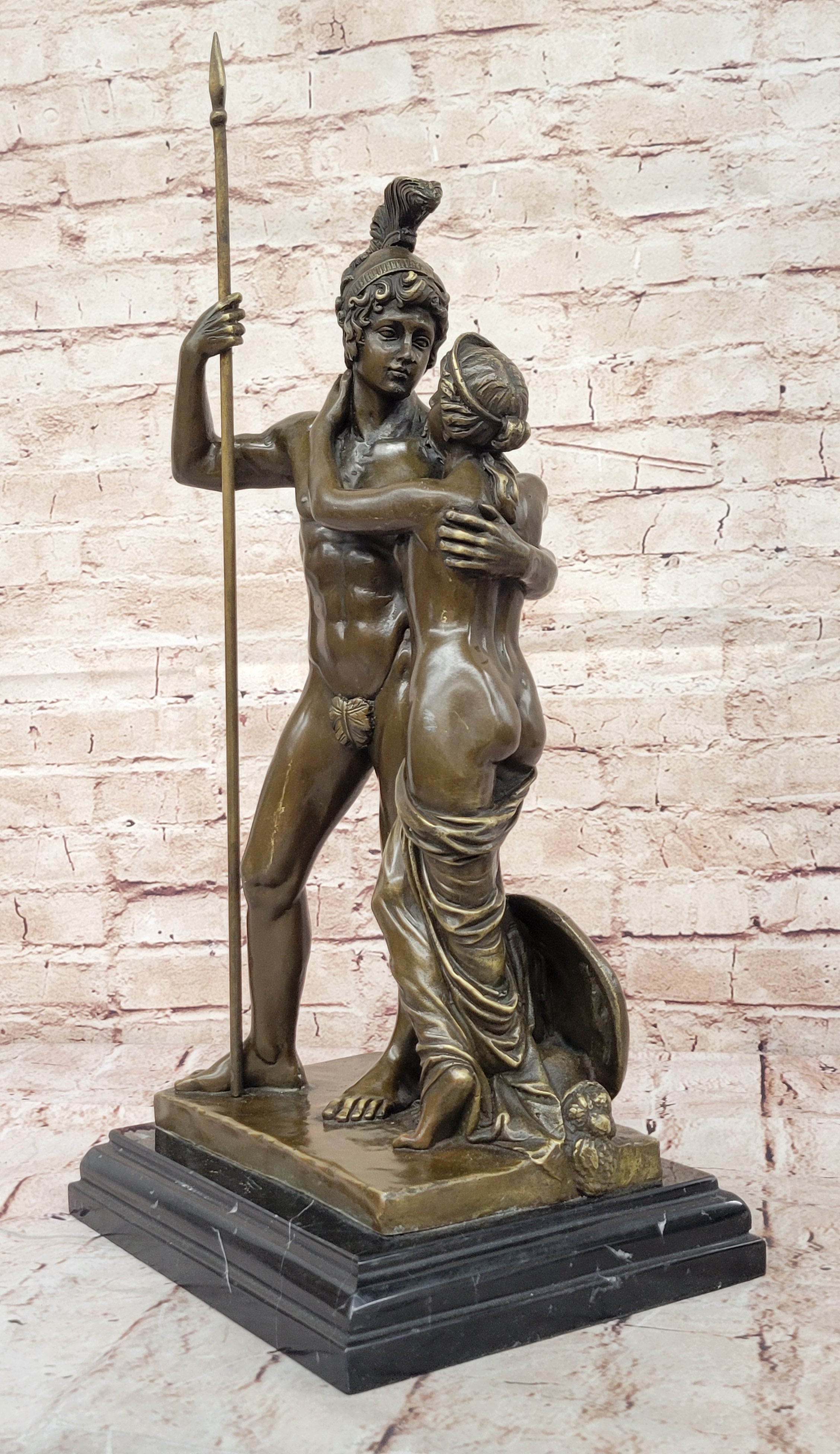 Bronze Statue Depicting Mars and Venus Original Artwork by Ellis Sculpture