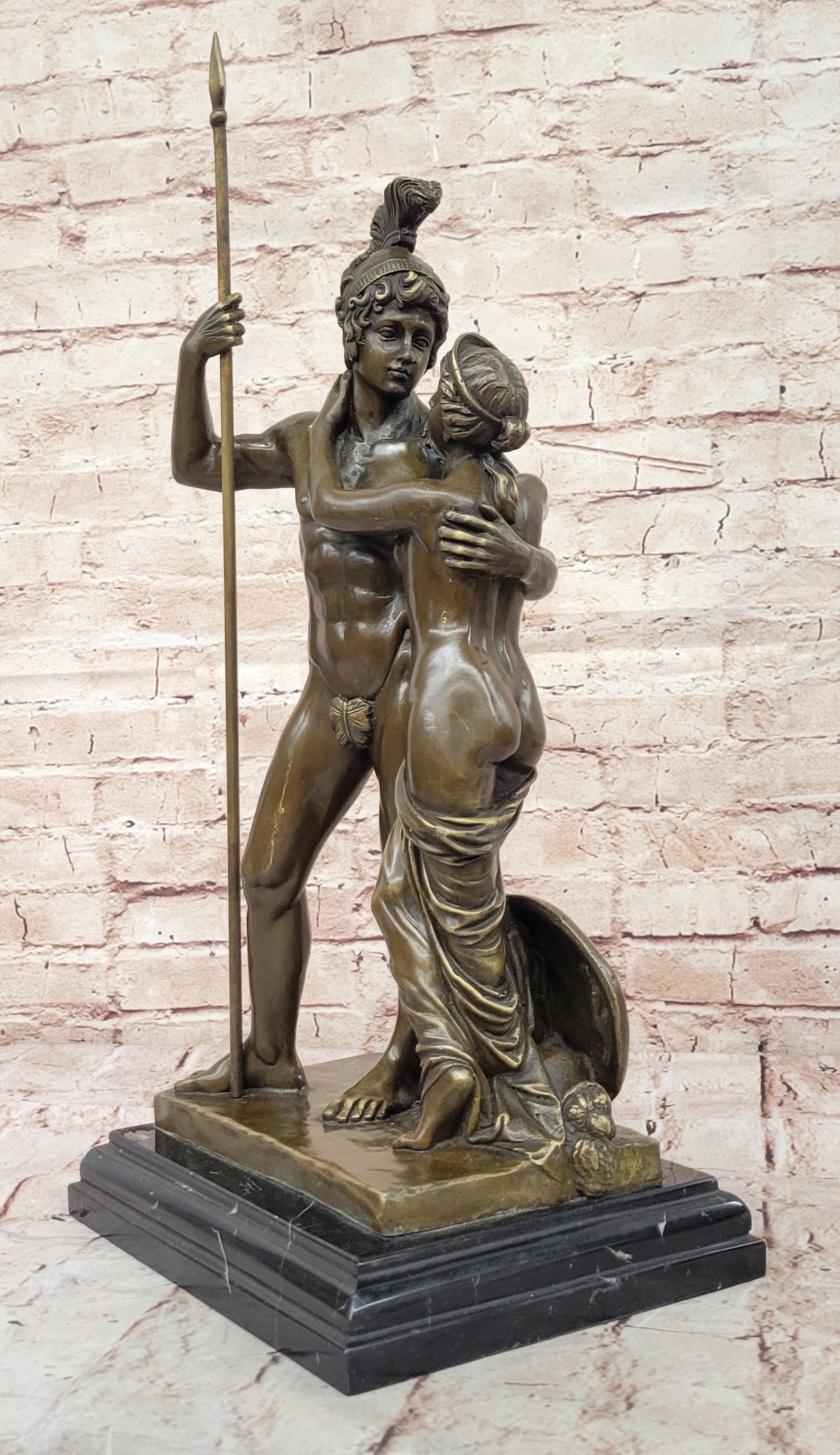 Bronze Statue Depicting Mars and Venus Original Artwork by Ellis Sculpture