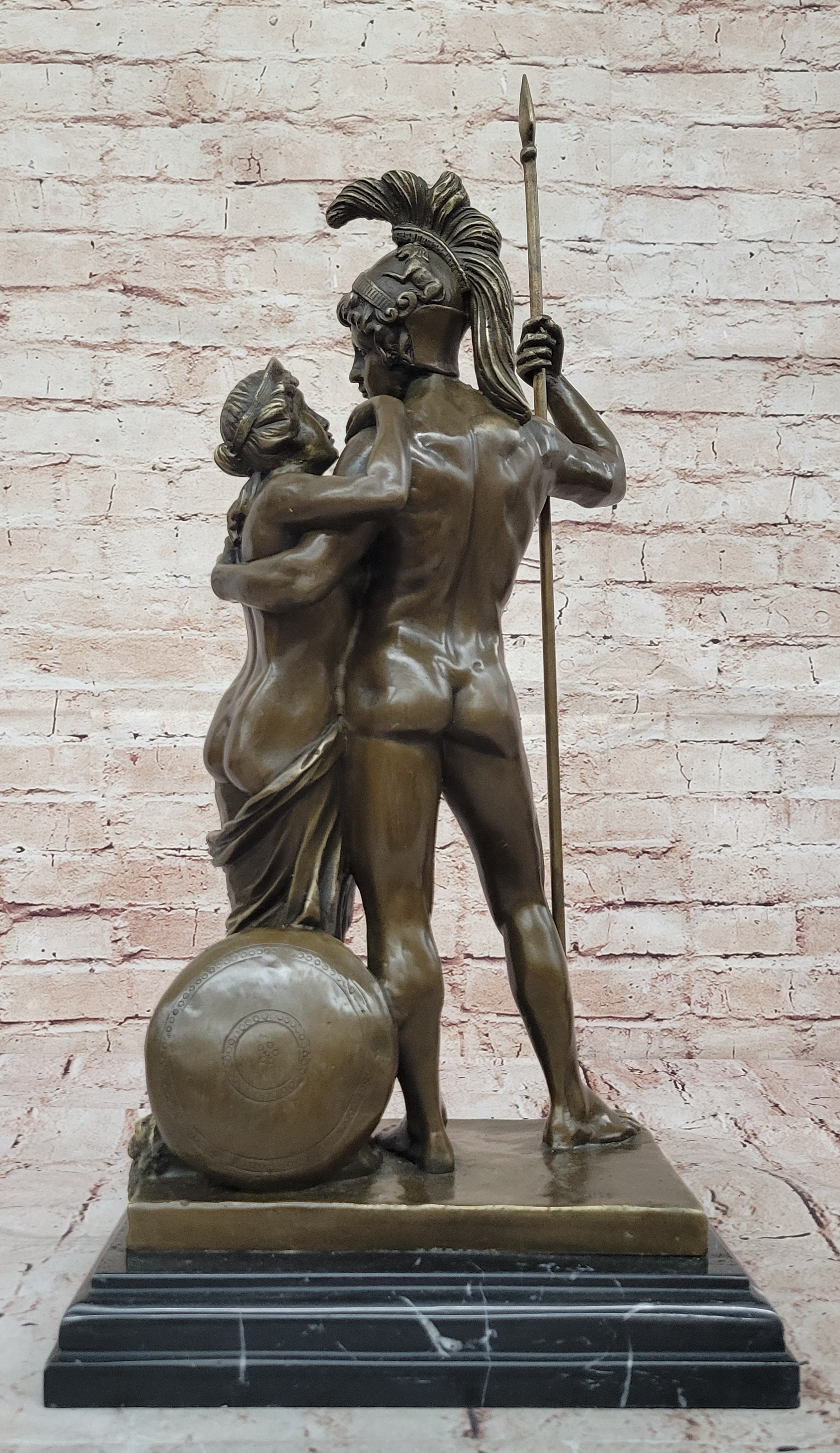 Bronze Statue Depicting Mars and Venus Original Artwork by Ellis Sculpture