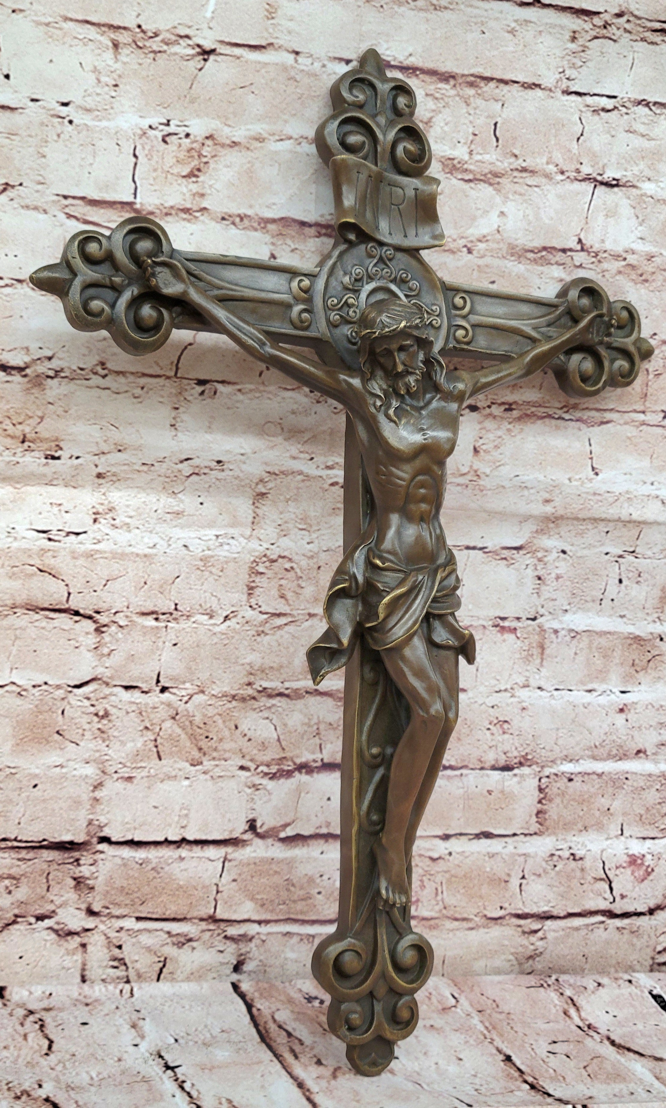 Religious Bronze Statue Catholic Home Church Office Decoration Figurine Sale