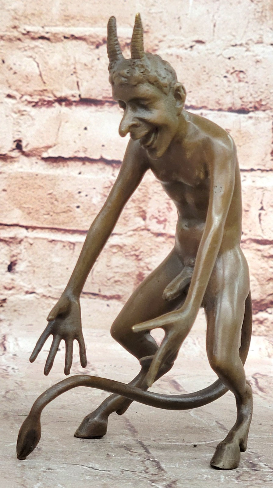 NYMPH ORIGINAL NUDE COLLECTOR Handcrafted Bronze Sculpture Statue Decor Gift