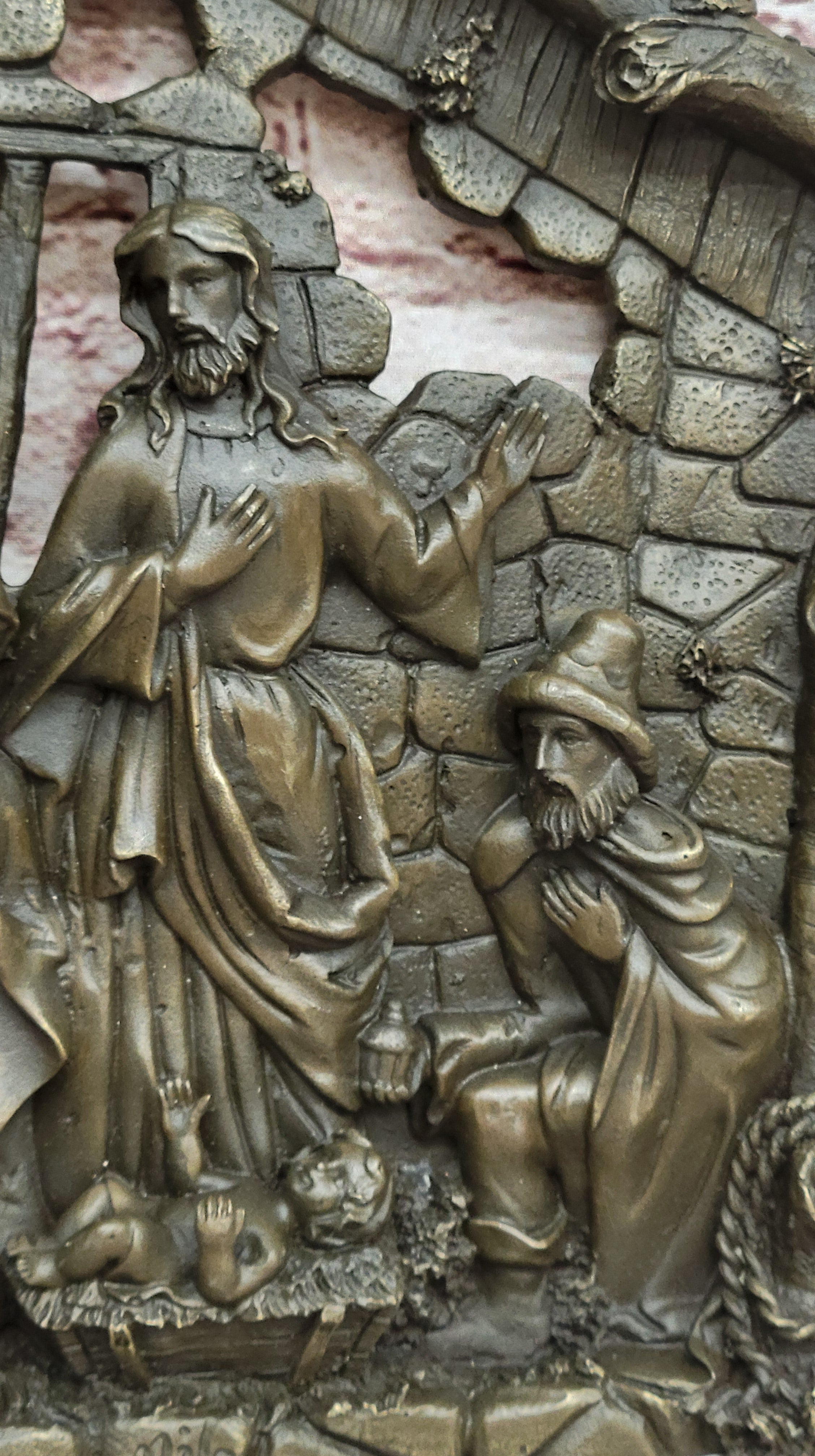 Bronze Nativity Statue Collection Figurine Museum Christianity Inspiration