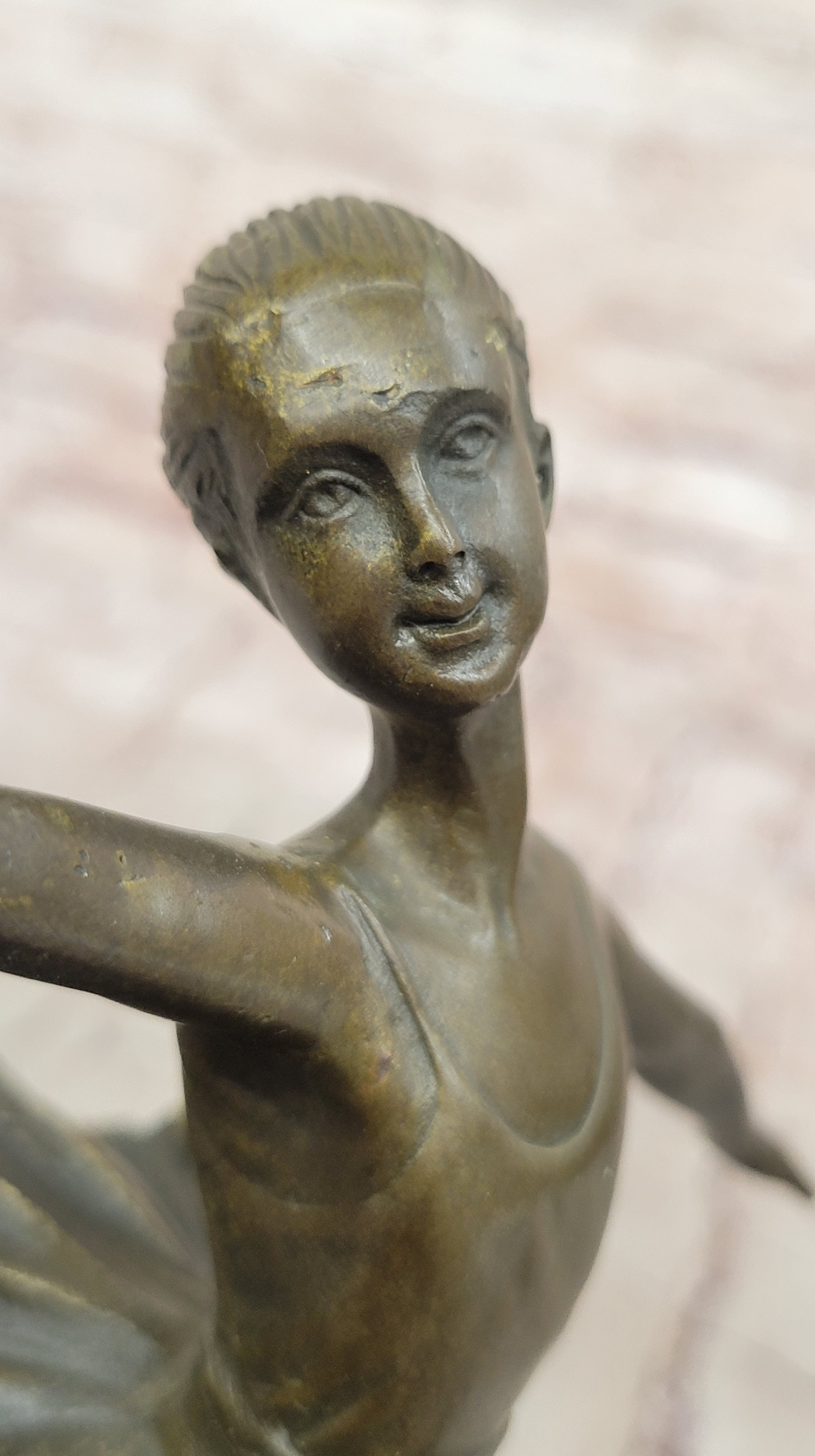 Tall Prima Ballerina by Milo Brown Patina Hot Cast Bronze Sculpture Decor Sale