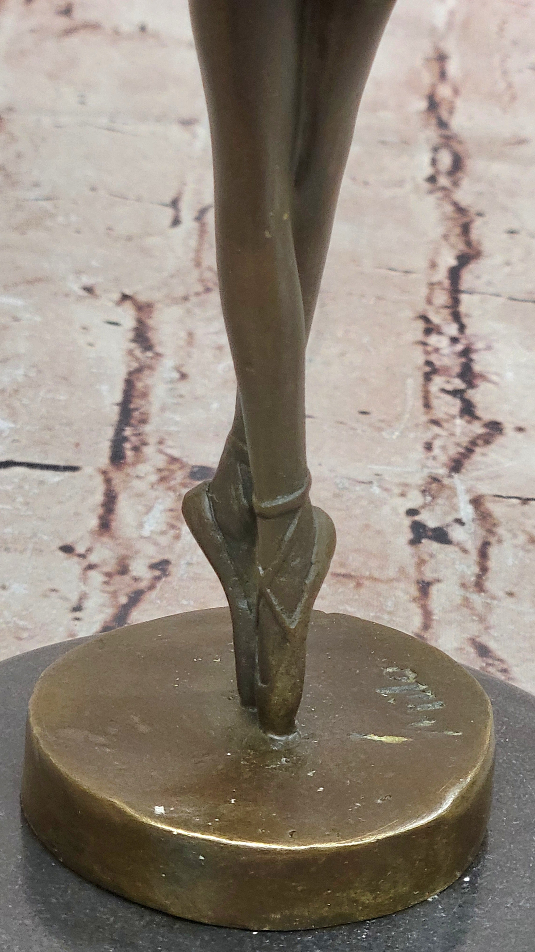 Tall Prima Ballerina by Milo Brown Patina Hot Cast Bronze Sculpture Decor Sale