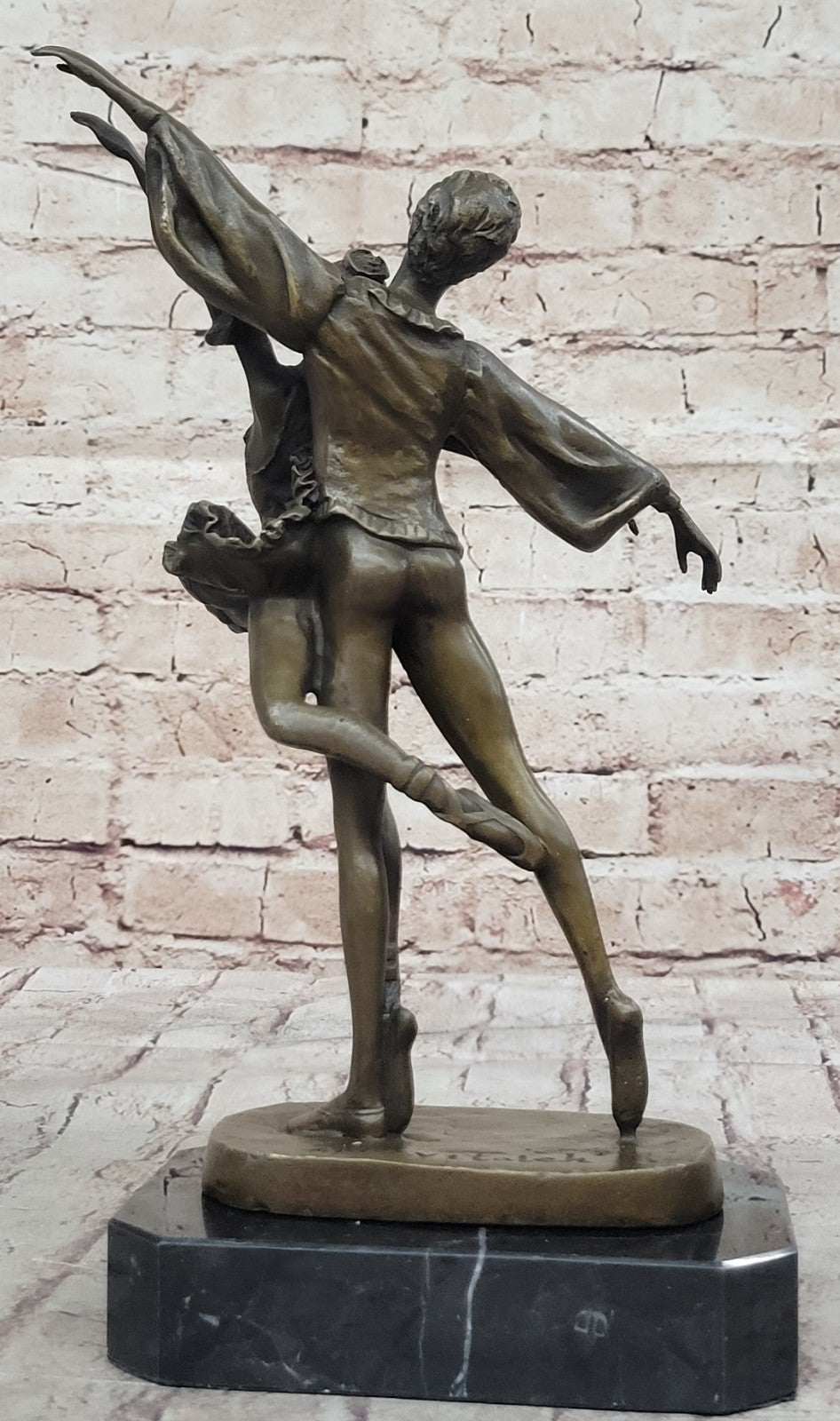 Bronze Sculpture Art Nouveau Classic Dancers Dancing Ballerina Home Office Decor