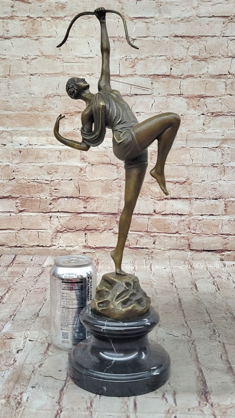 Bronze Sculpture Art Nouveau Diana the Huntress Museum Quality Artwork Sale