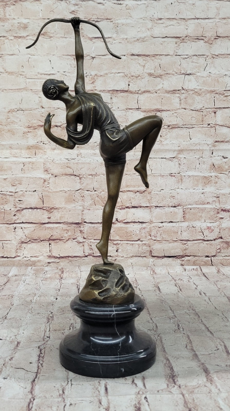 Bronze Sculpture Art Nouveau Diana the Huntress Museum Quality Artwork Sale