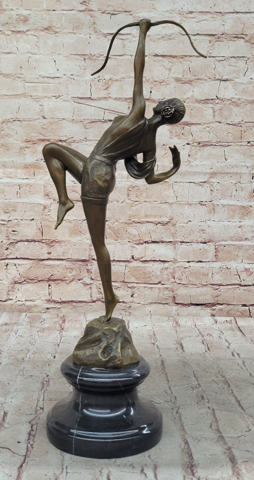 Bronze Sculpture Art Nouveau Diana the Huntress Museum Quality Artwork Sale