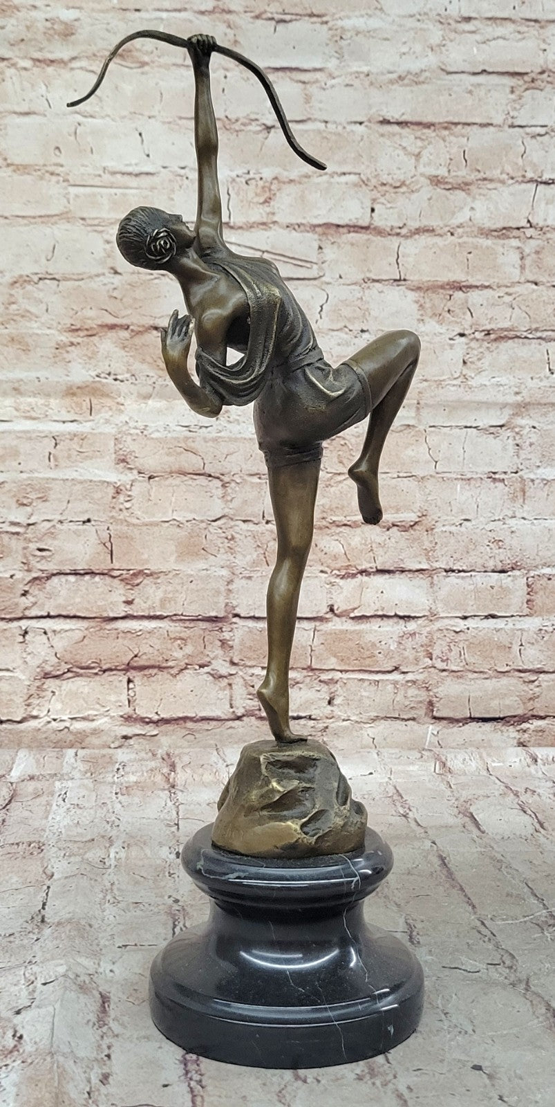 Bronze Sculpture Art Nouveau Diana the Huntress Museum Quality Artwork Sale