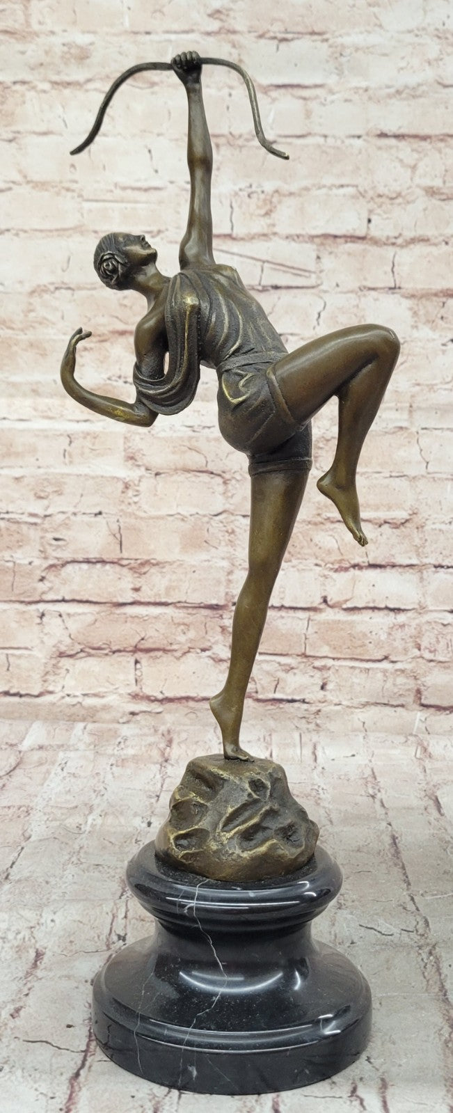 Bronze Sculpture Art Nouveau Diana the Huntress Museum Quality Artwork Sale