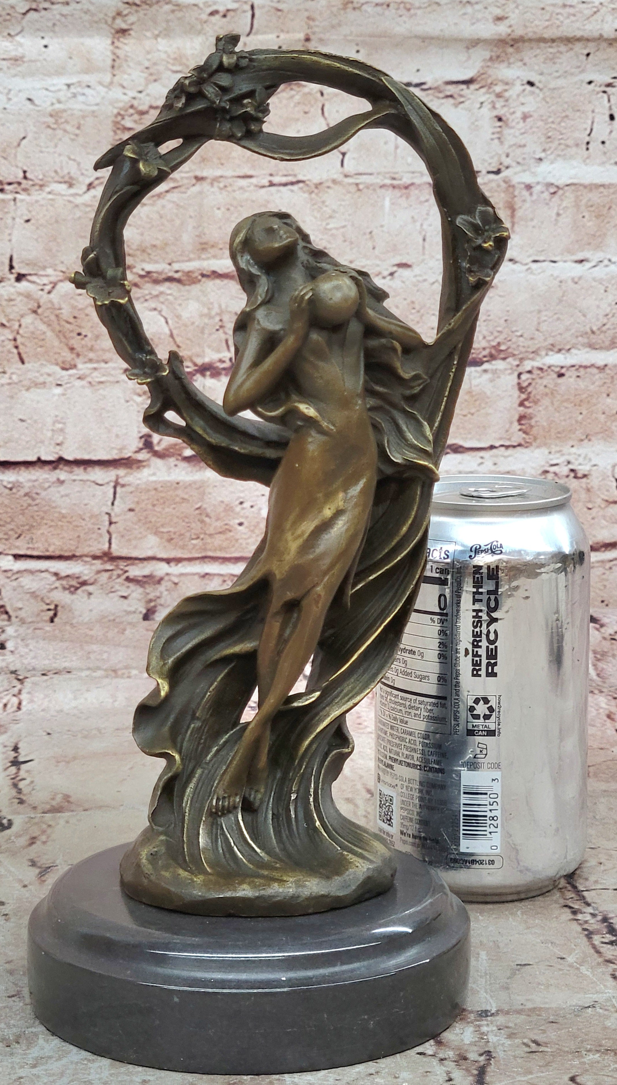 Hot cast Hand Made Museum Quality Classic Bronze Artwork Art Nouveau Statue Sale