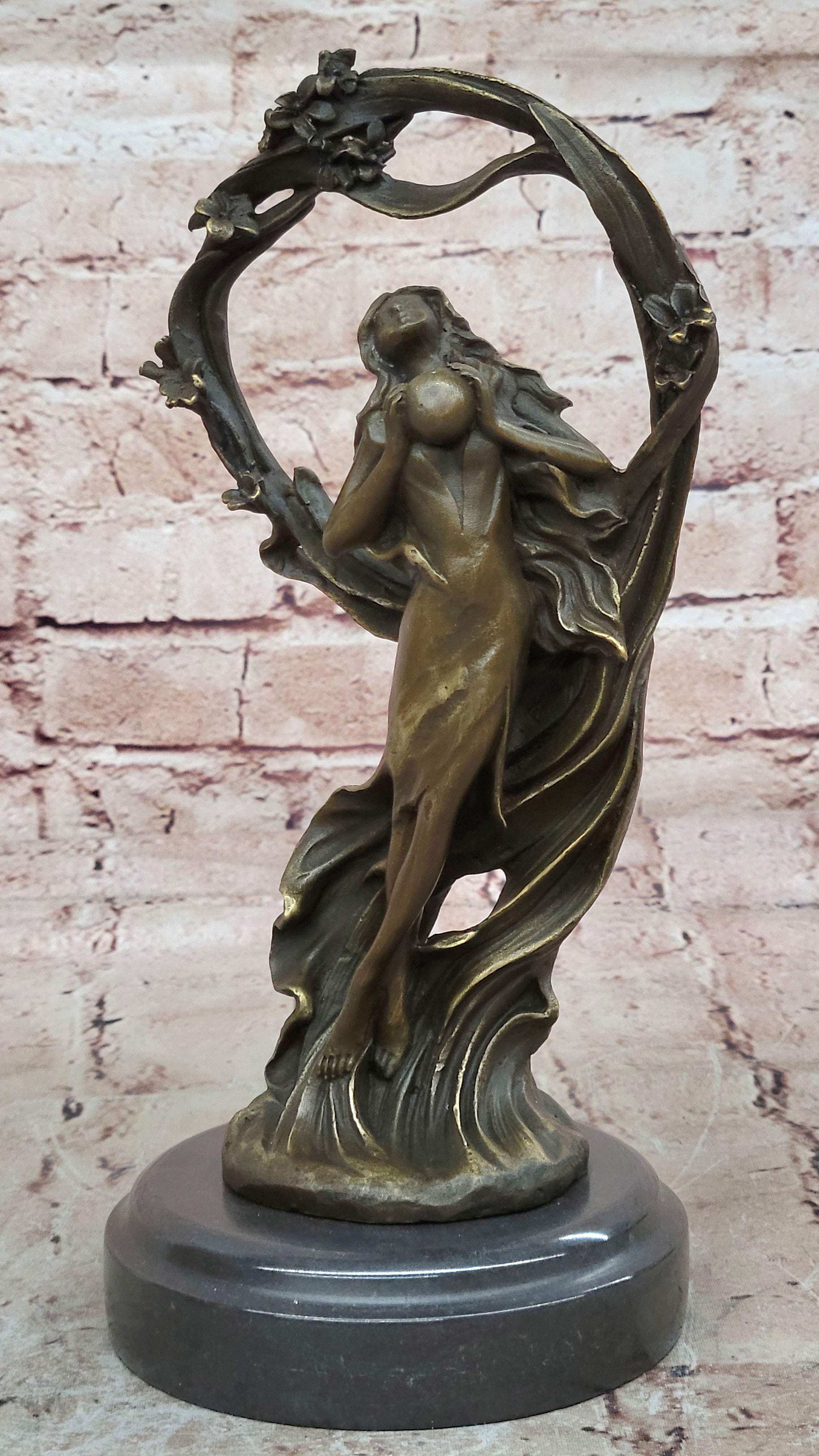 Hot cast Hand Made Museum Quality Classic Bronze Artwork Art Nouveau Statue Sale