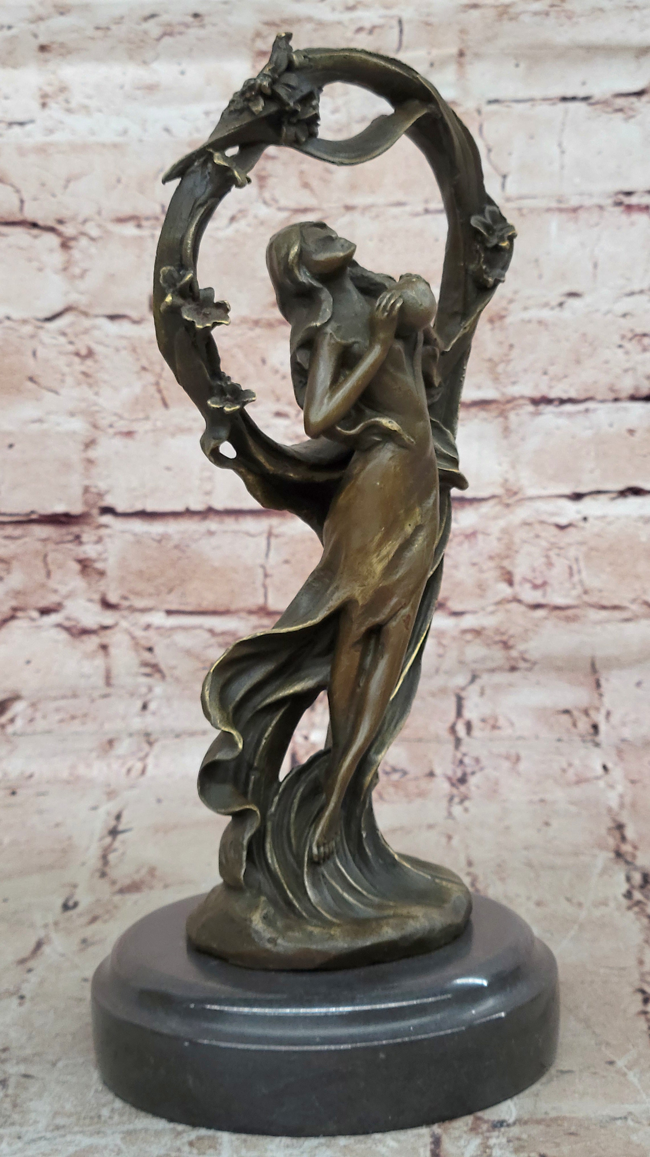 Hot cast Hand Made Museum Quality Classic Bronze Artwork Art Nouveau Statue Sale