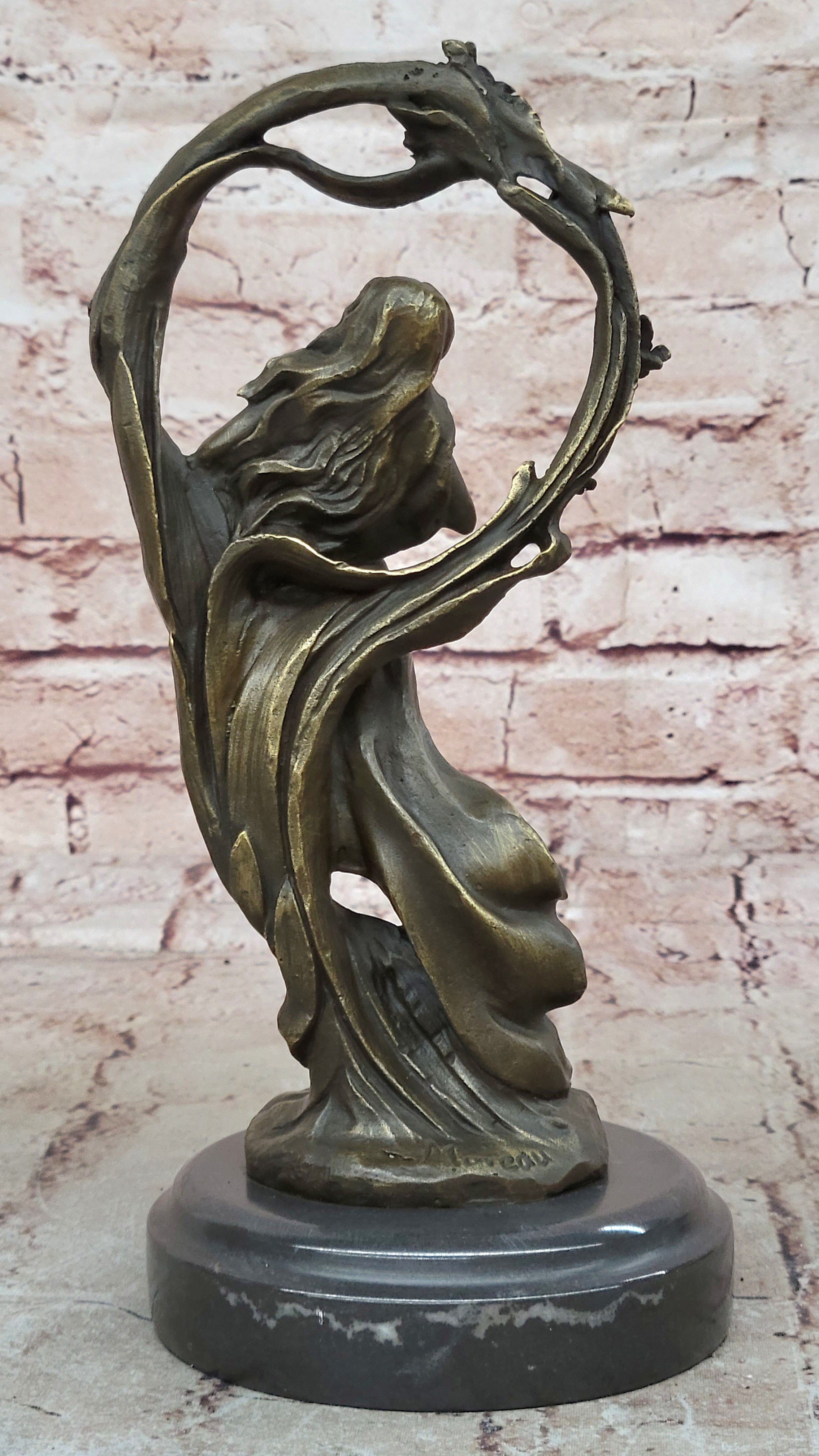 Hot cast Hand Made Museum Quality Classic Bronze Artwork Art Nouveau Statue Sale