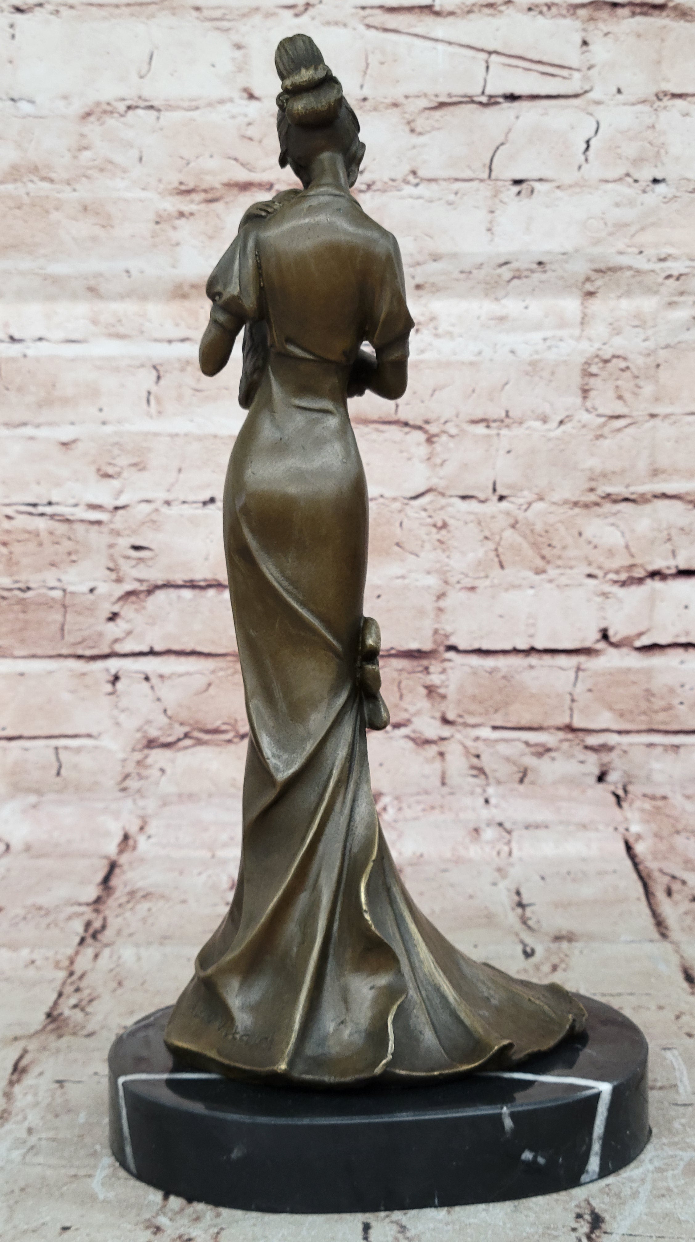 Bronze Sculpture Art Deco Modern Nouveau Nude Mother Woman Madonna Baby Child