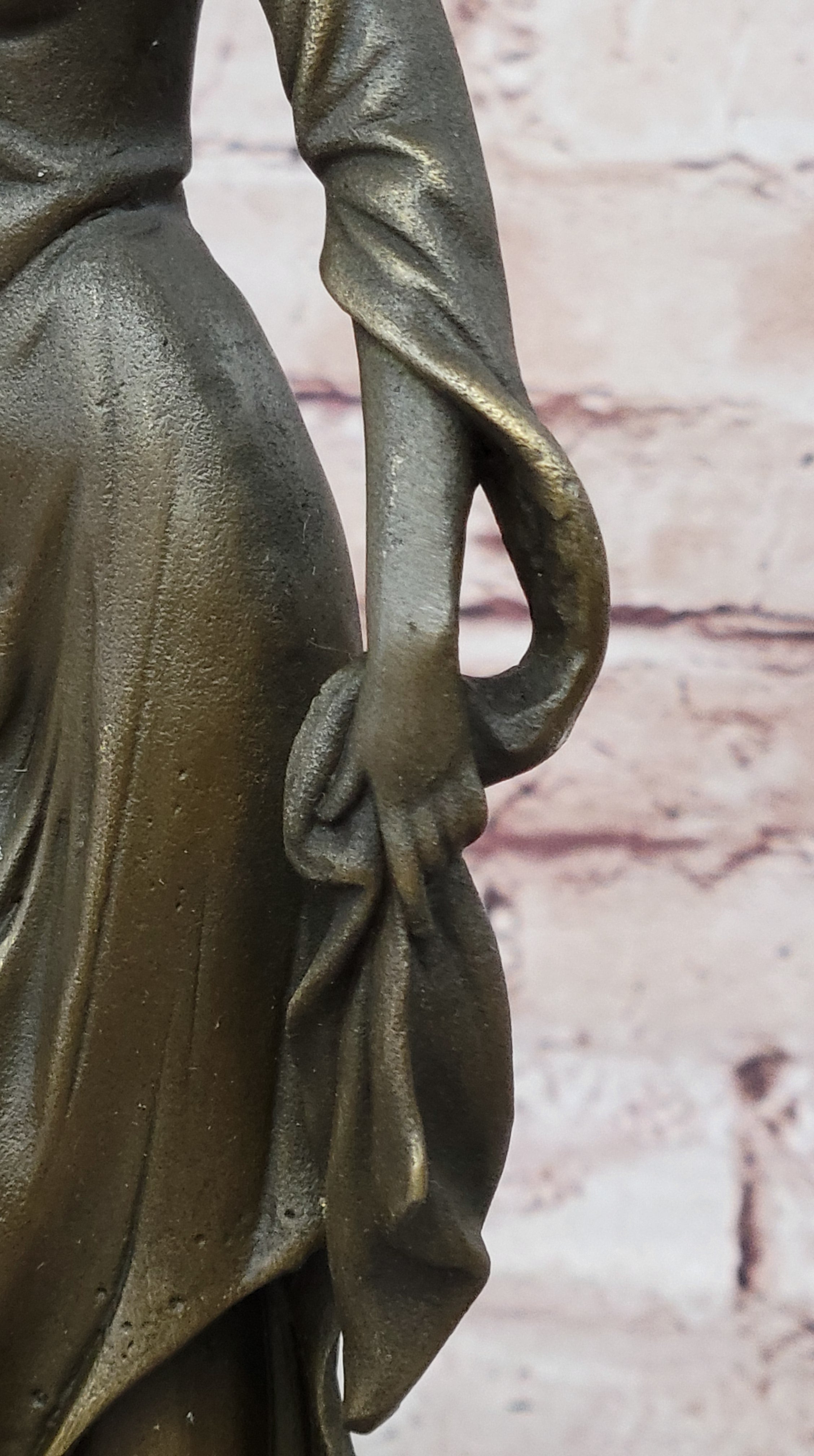 Art Deco signed Original Maiden in Garden by Italian Artist Aldo Vitaleh Gift