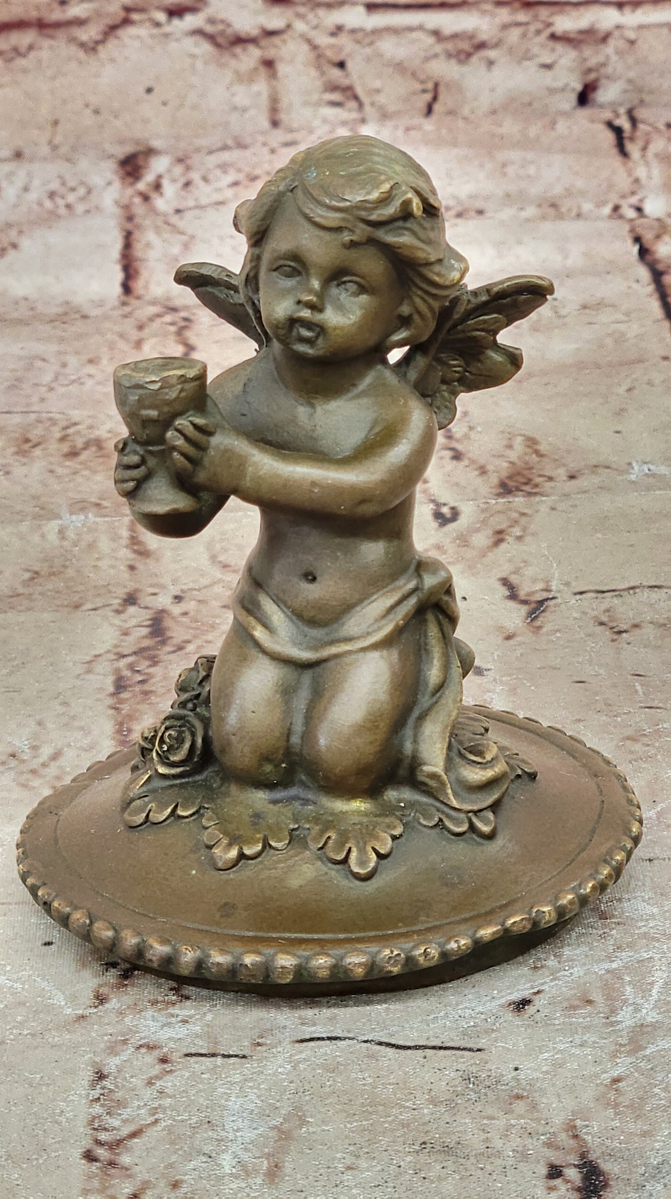 Bronze Statue Trinket Jewel Box Art Nouveau Home Office Decoration Decor Sale
