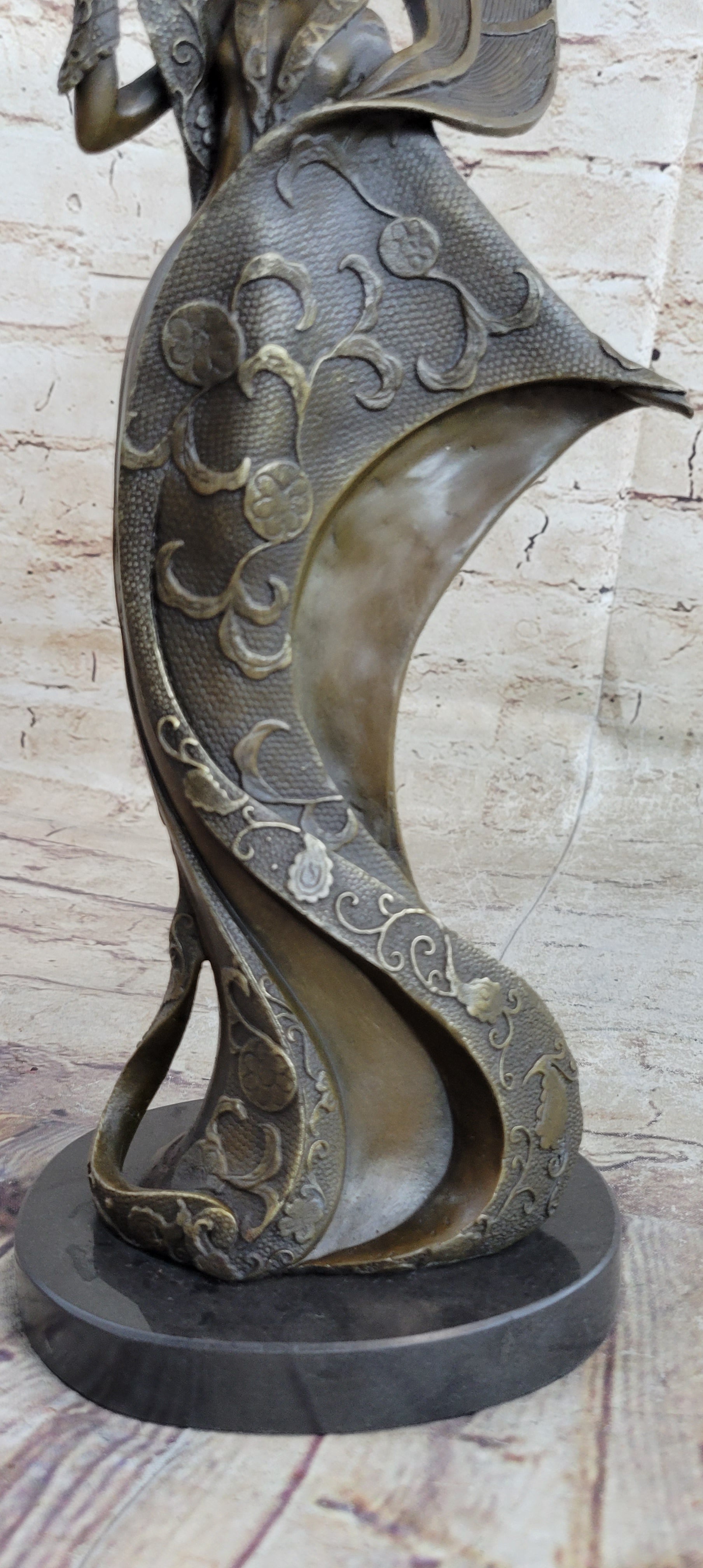 Designer Bronze a 1920 Style Art Nouveau Classy Proper Lady Sculpture Decor Sale