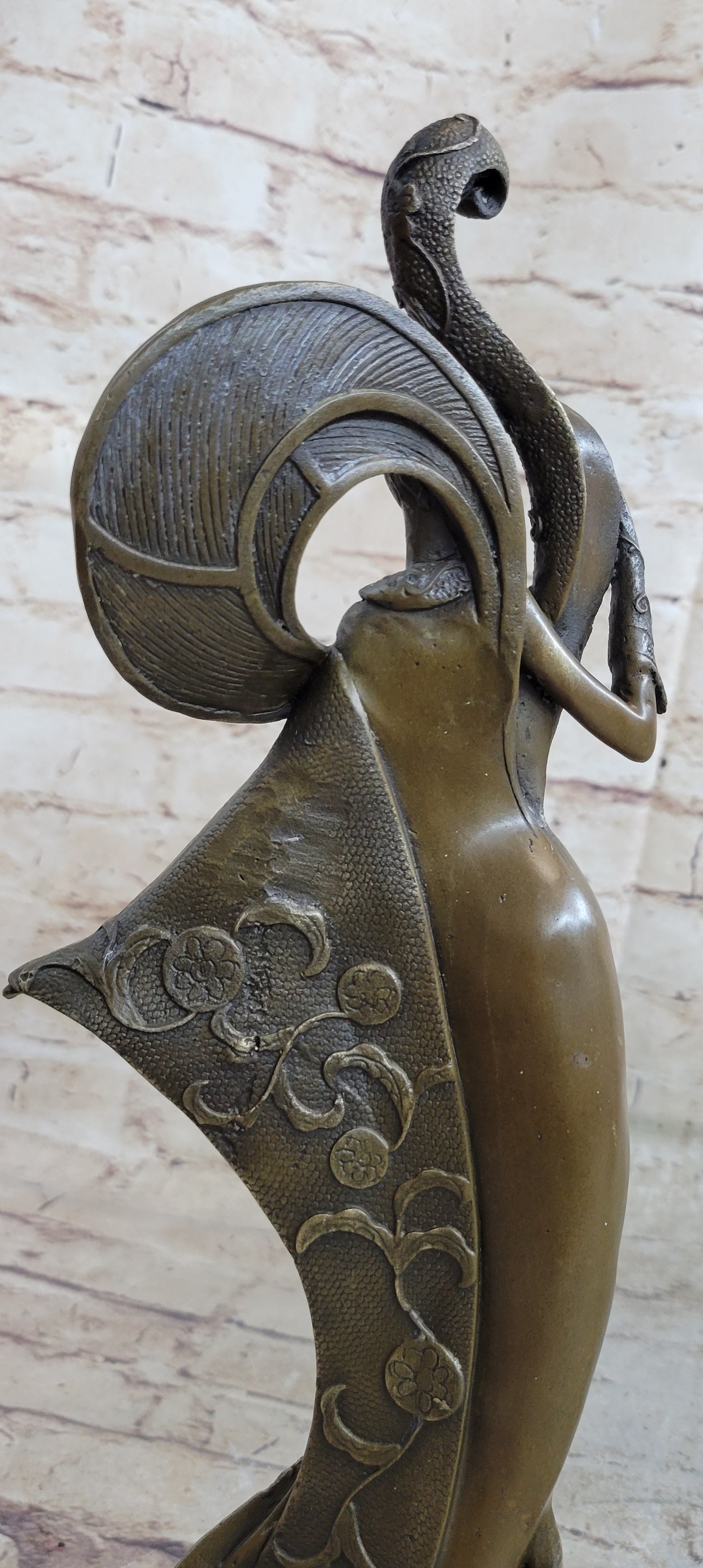 Designer Bronze a 1920 Style Art Nouveau Classy Proper Lady Sculpture Decor Sale