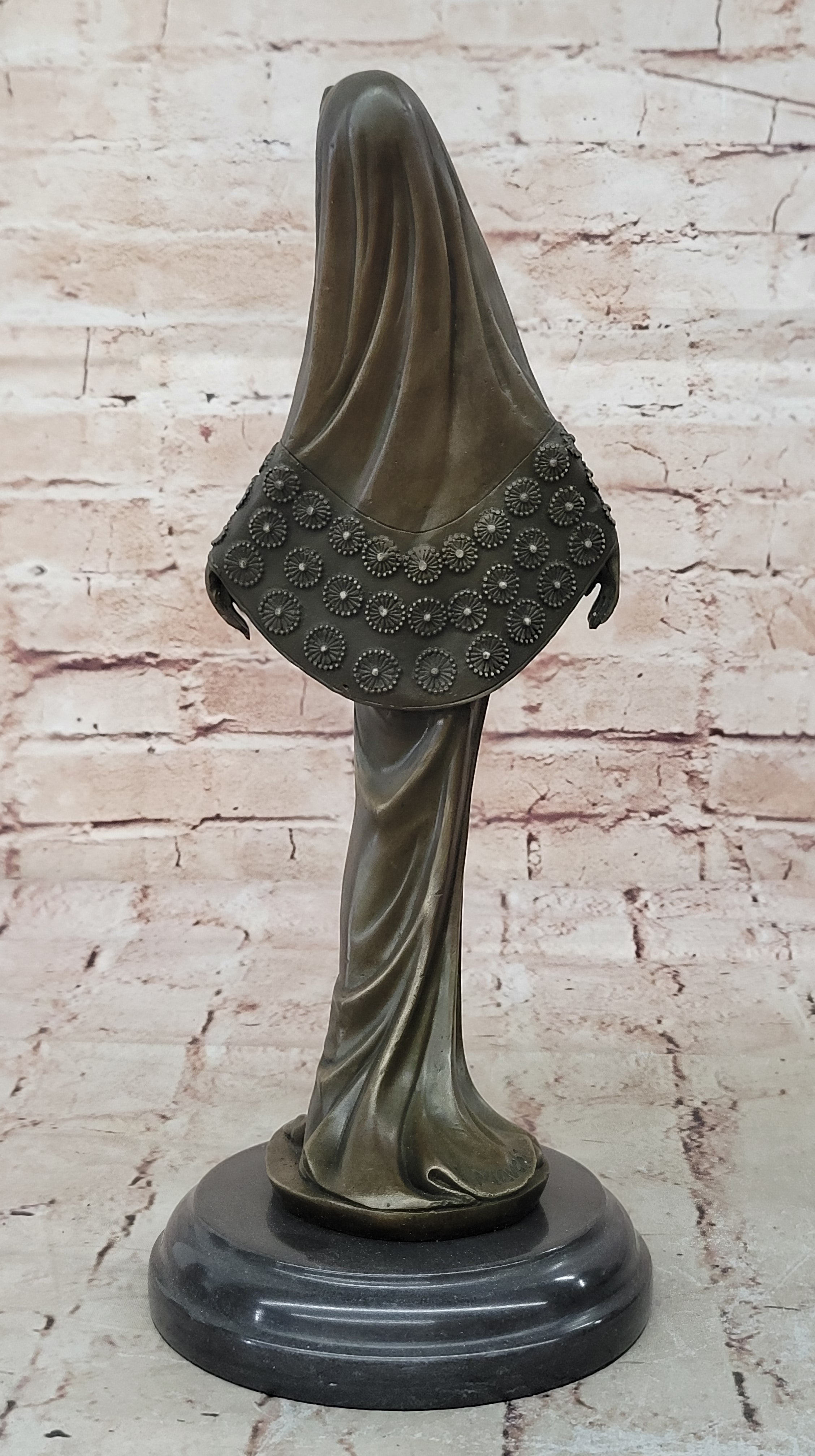 Hot Cast Aran Arabian Night Harem Girl Bronze Sculpture Hand Made Figurine Figur