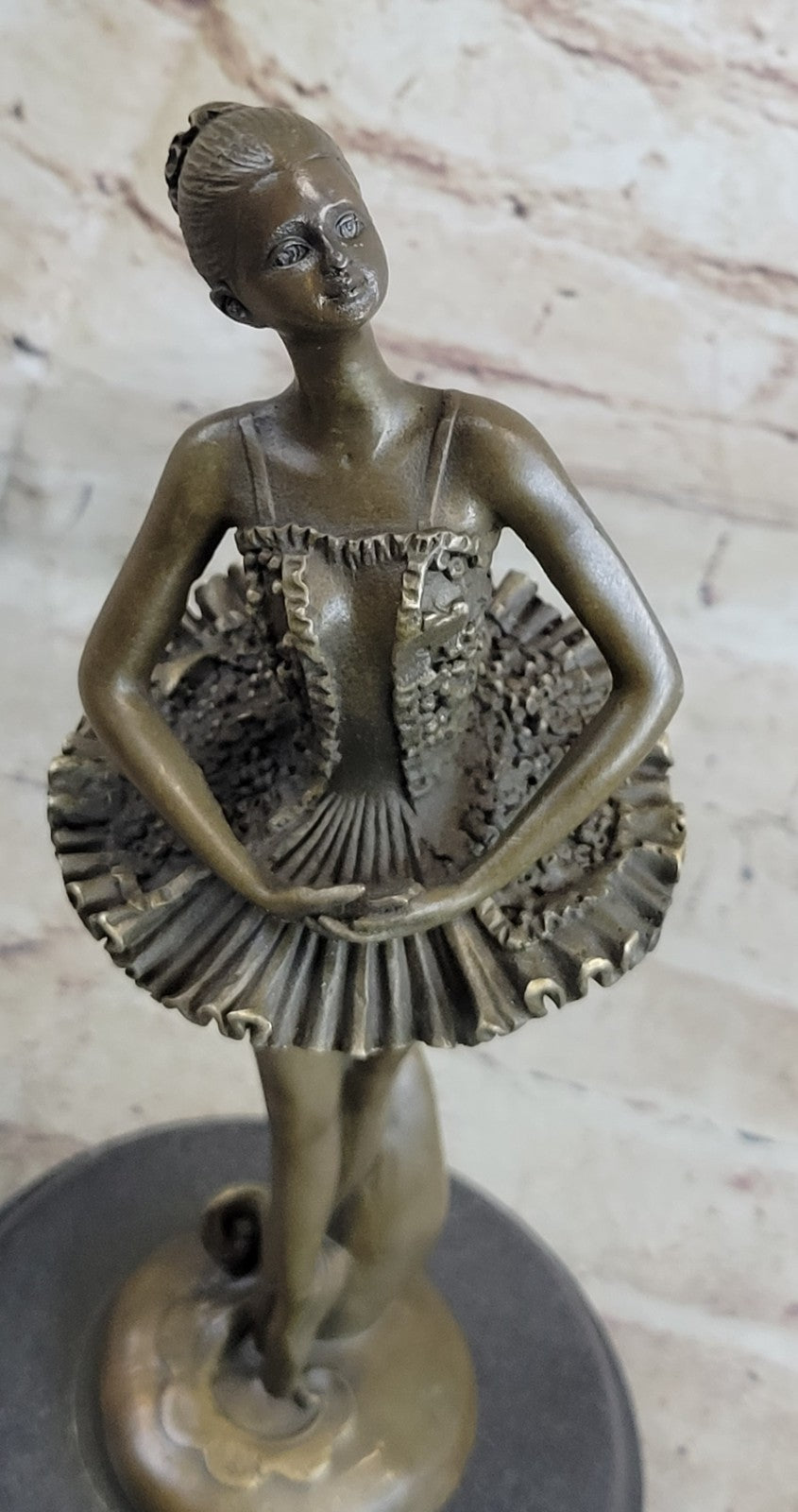 Cast Bronze Sculpture Ballerina Ballet Dancer Figurine Statue Hand Made Statue