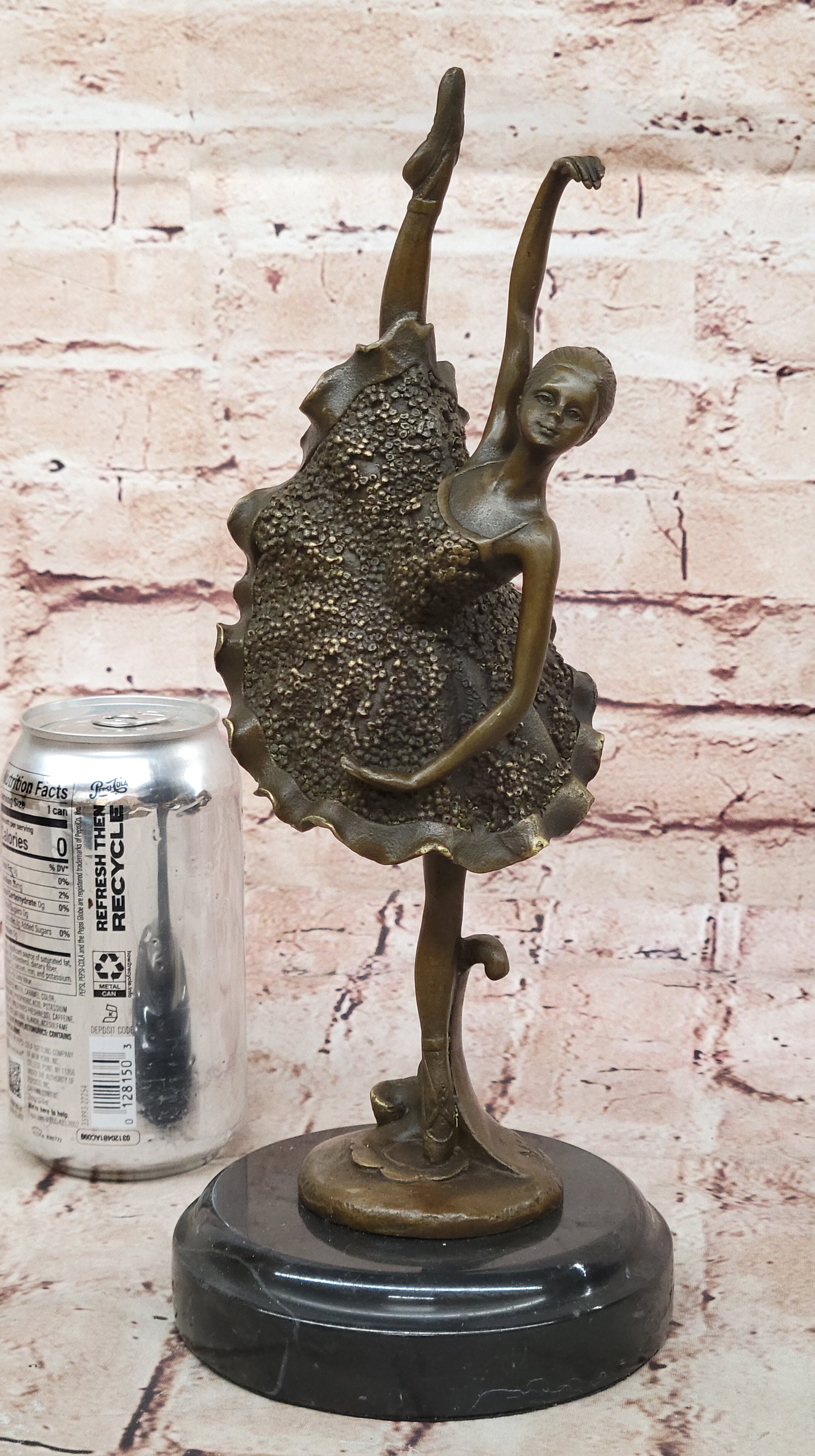 Handcrafted Signed Original ~Milo~ Prima Ballerina Bronze Sculpture Figurine