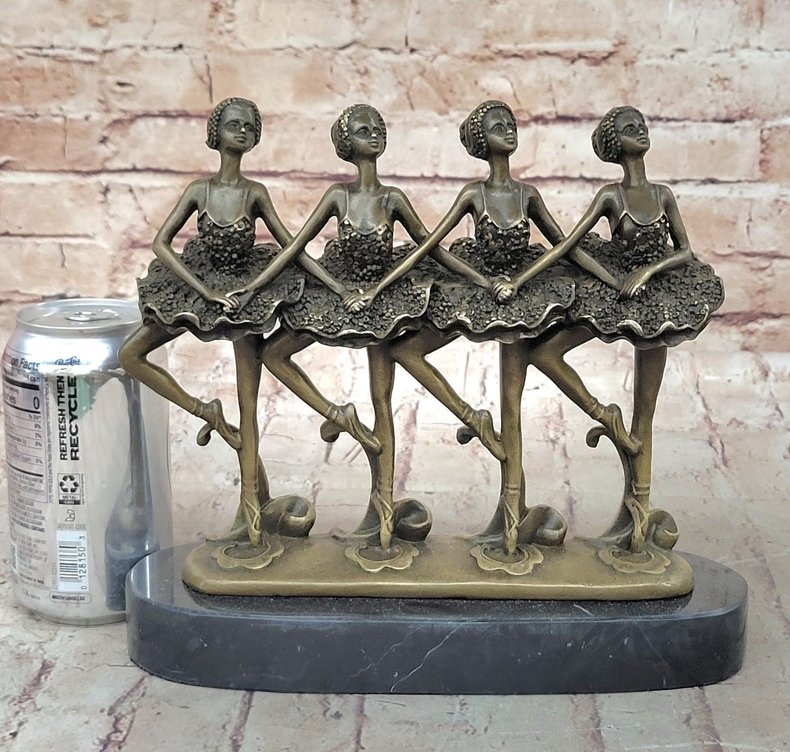 Group Of Ballerina Dancers Hot Cast Signed Original Milo Bronze Sculpture Figuri