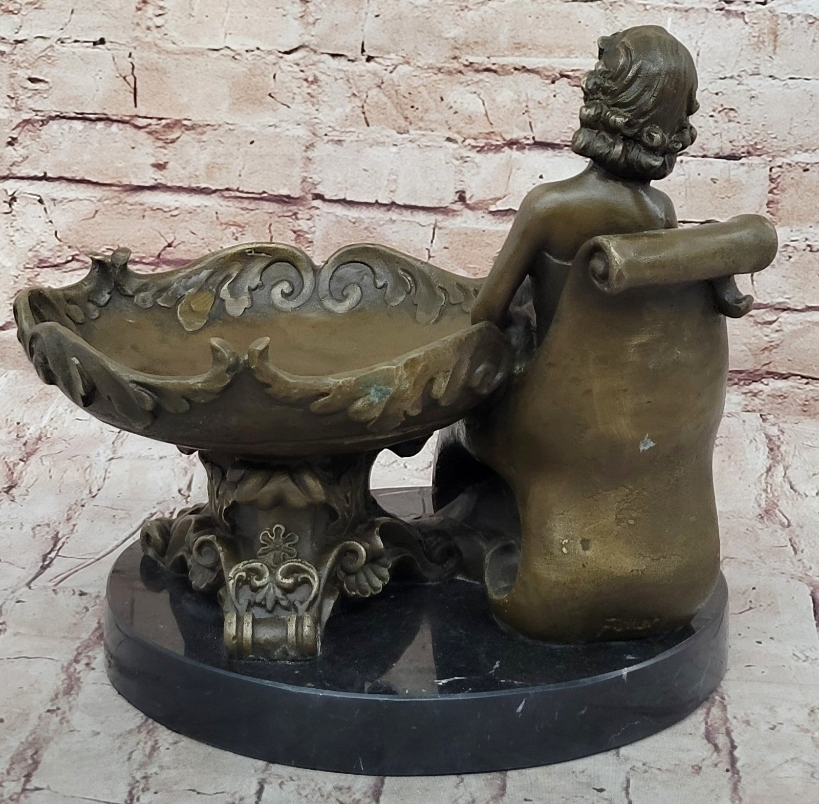 Handmade Large Lady Multi Purpose Bronze Sculpture Perfect Valentine Gift