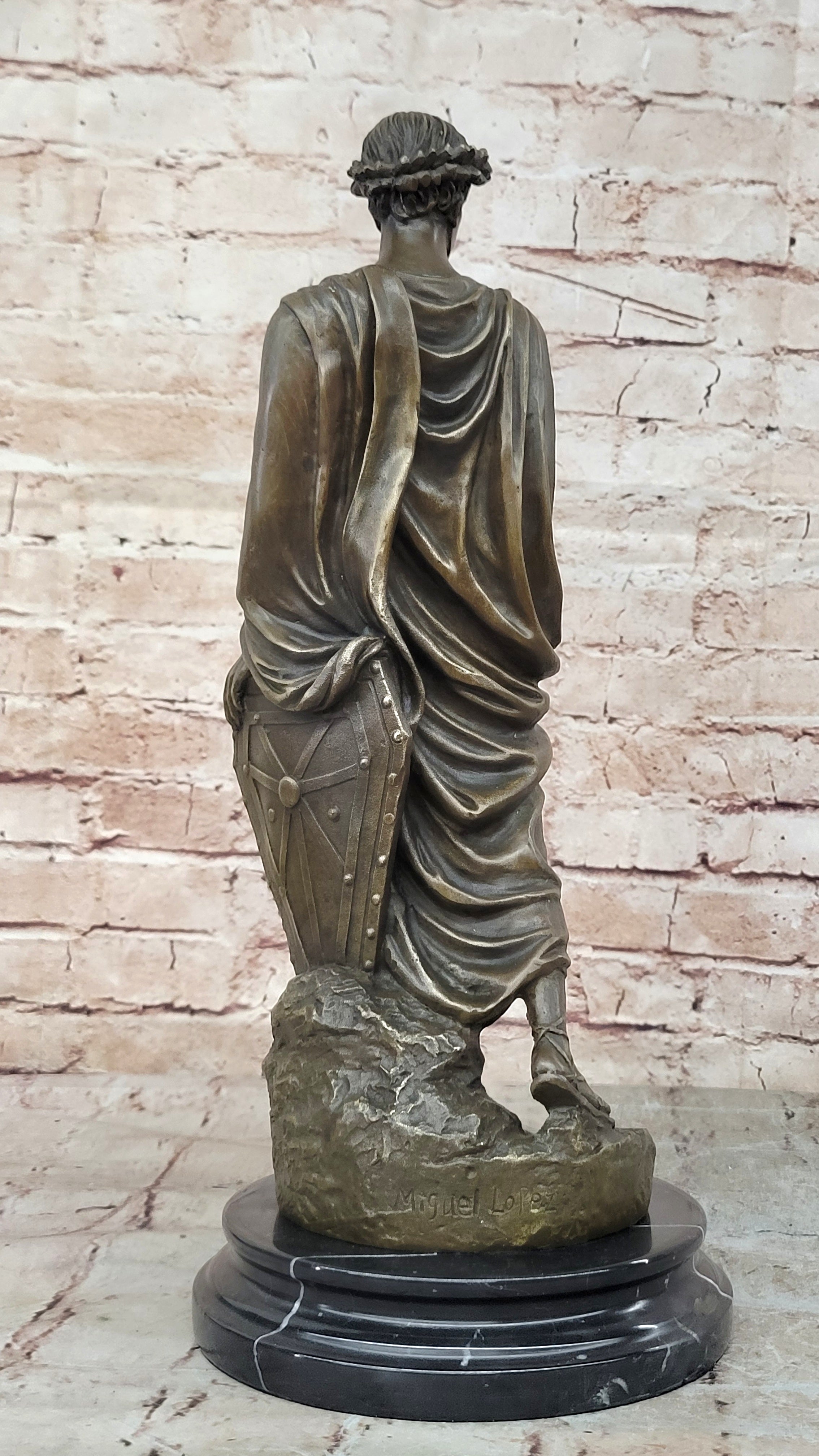 Caesar Vatican Italian Classic Art Portrait Bust Bronze Marble Statue Figurine