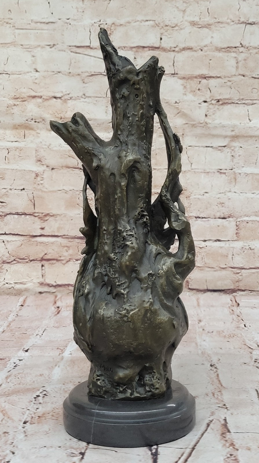 Art Nouveau bronze vase nude Lady France Paris Statue Figure Decor
