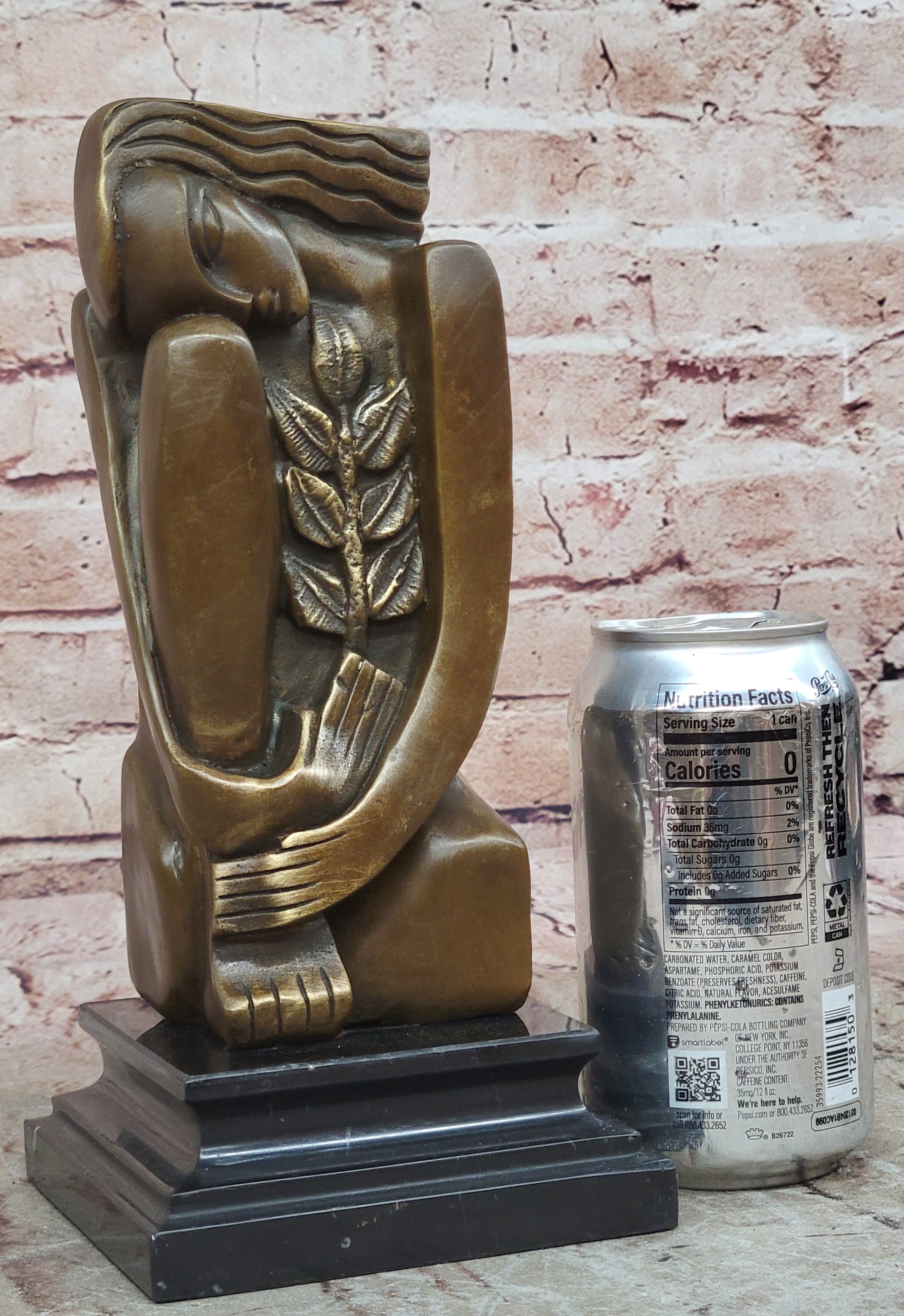 Modern Art Abstract Mother Nature By Salvador Dali Bronze Sculpture Statue Decor