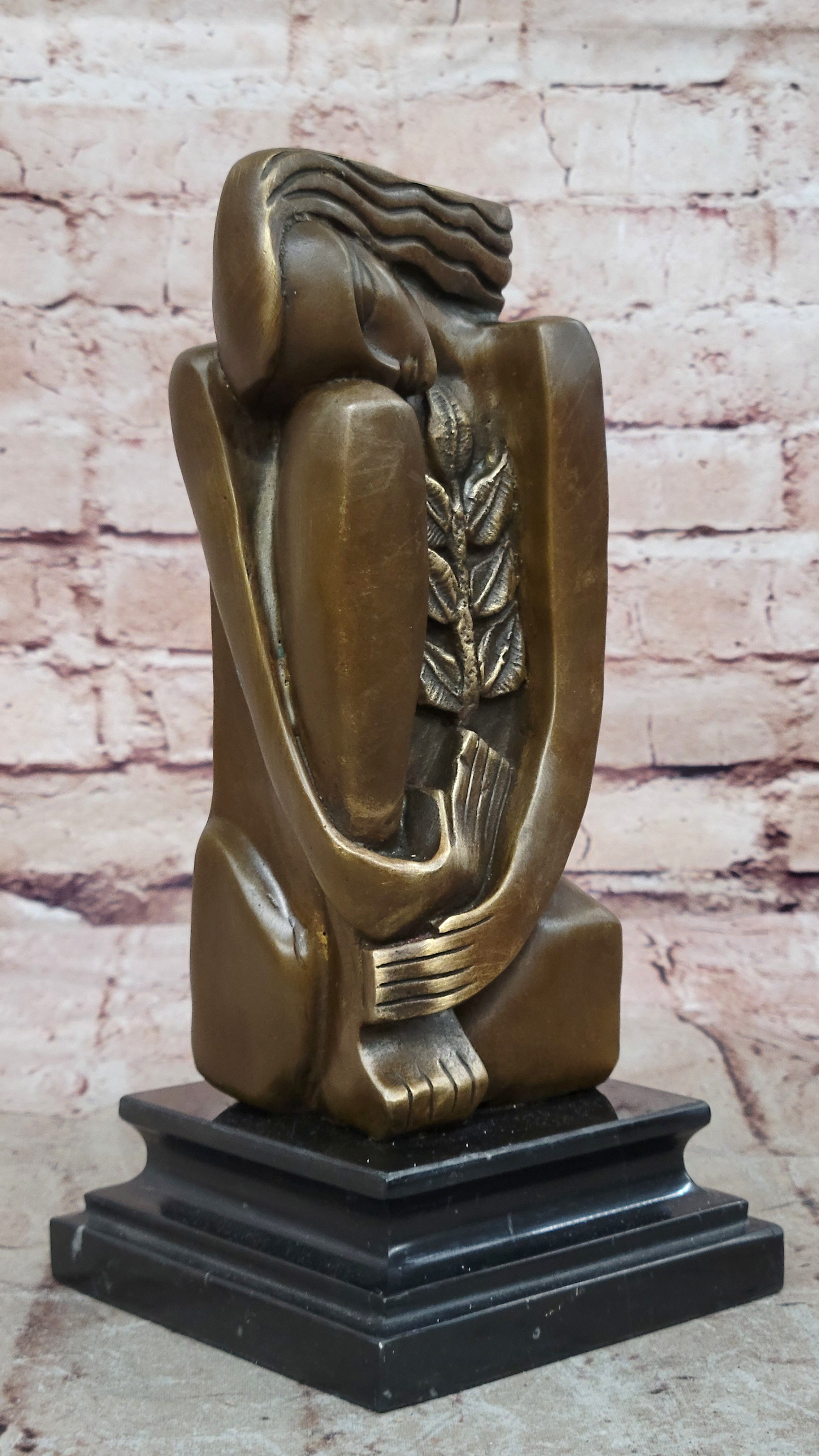 Modern Art Abstract Mother Nature By Salvador Dali Bronze Sculpture Statue Decor