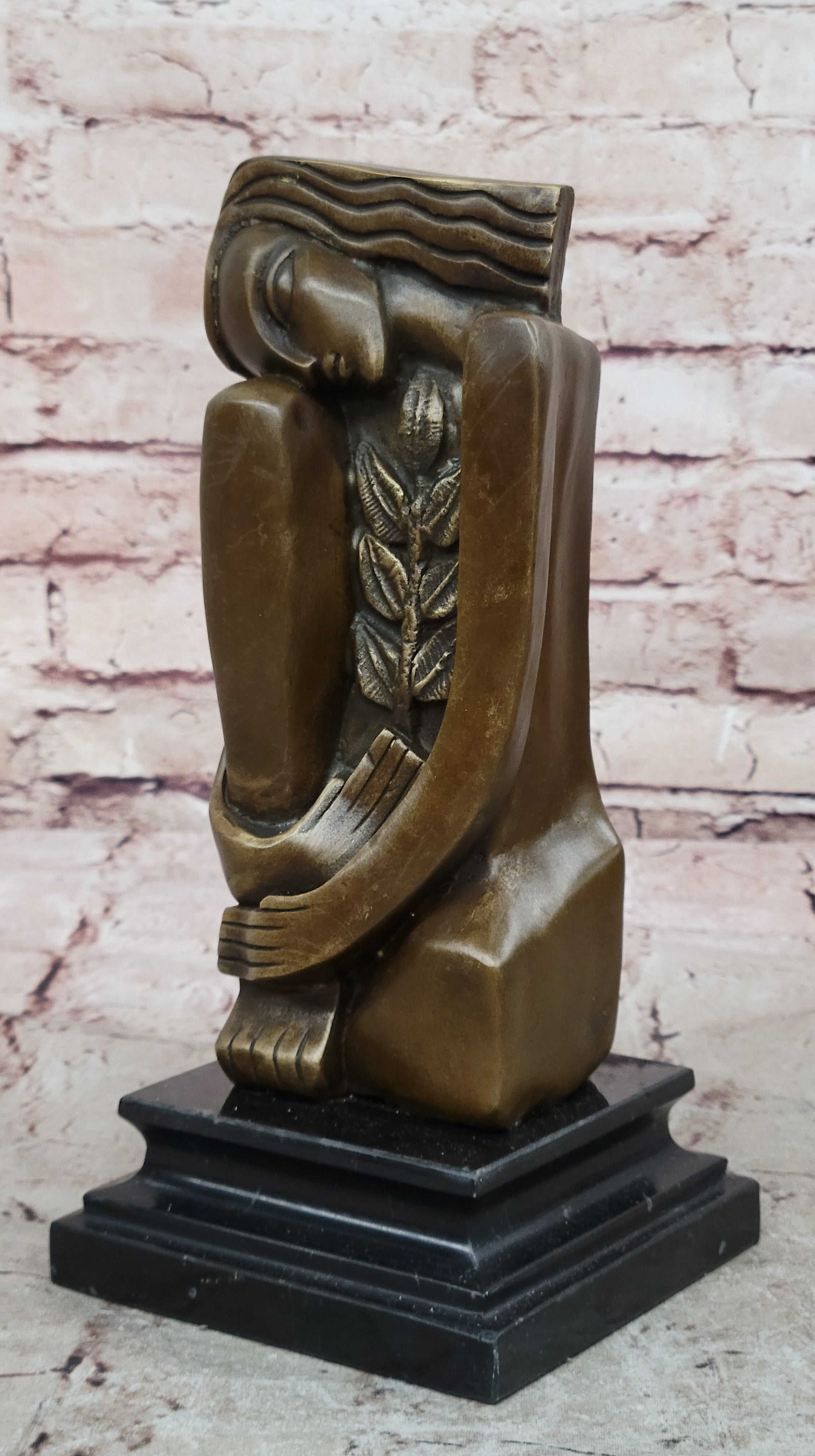 Modern Art Abstract Mother Nature By Salvador Dali Bronze Sculpture Statue Decor