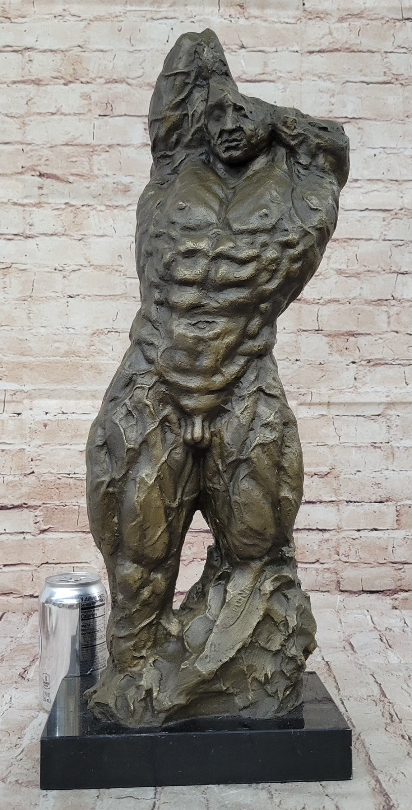 Handcrafted bronze sculpture SALE Mod Century Mid Torso Abstract Figure Figurine