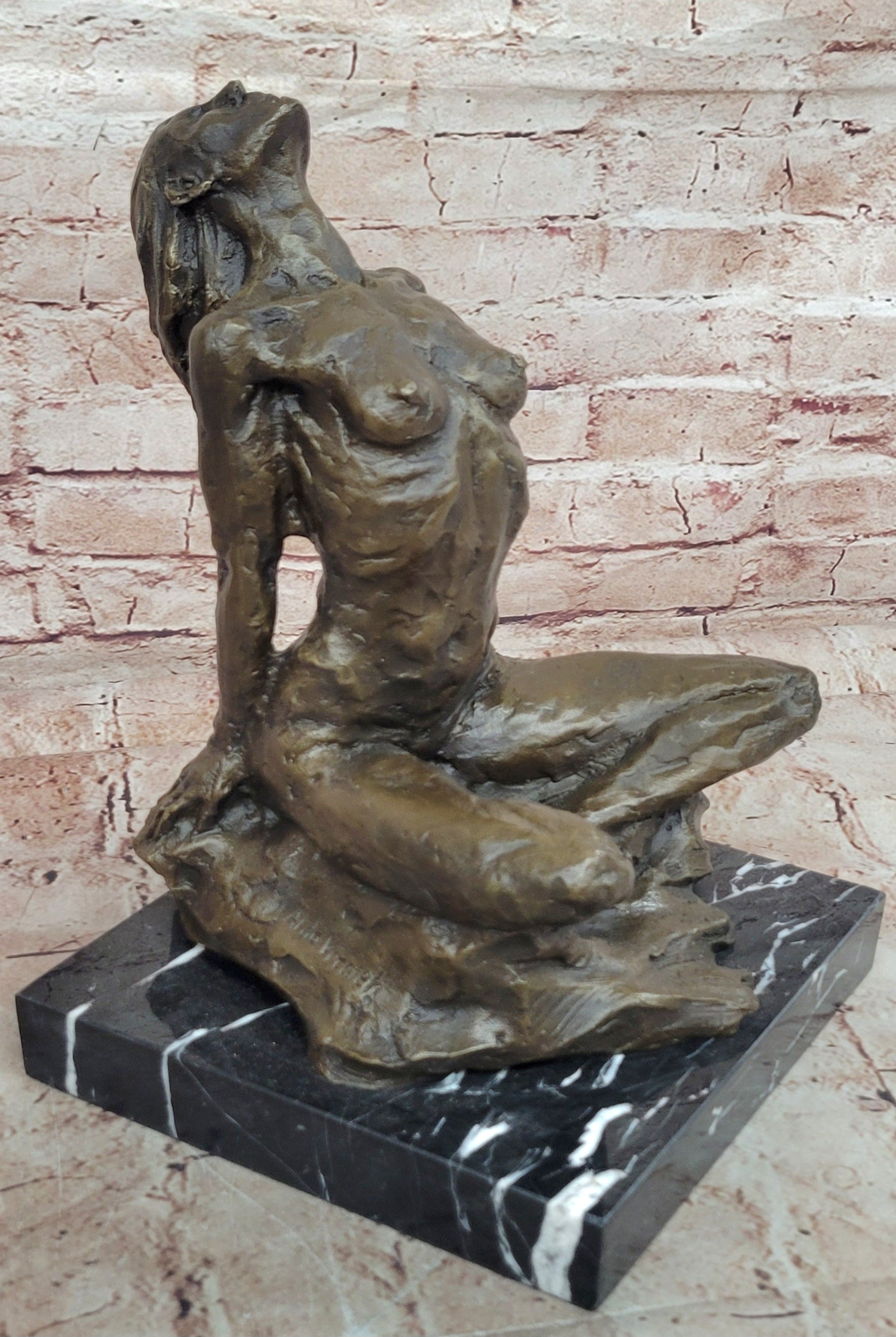 Handcrafted bronze sculpture SALE Abstract Vitaleh Aldo Original Signed Large