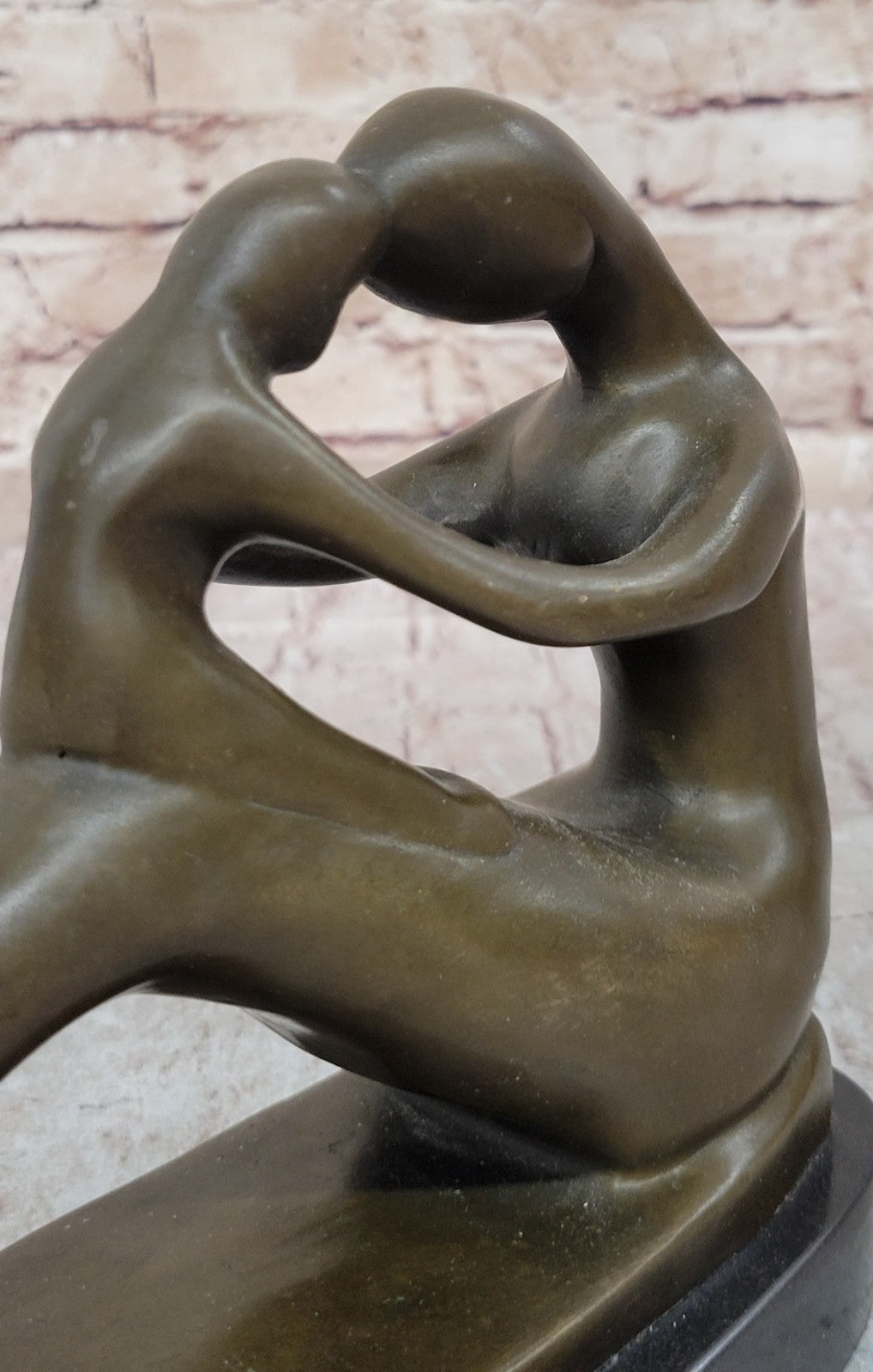 Milo`s Signed Original: Abstract Bronze Sculpture Celebrating Mother`s Love