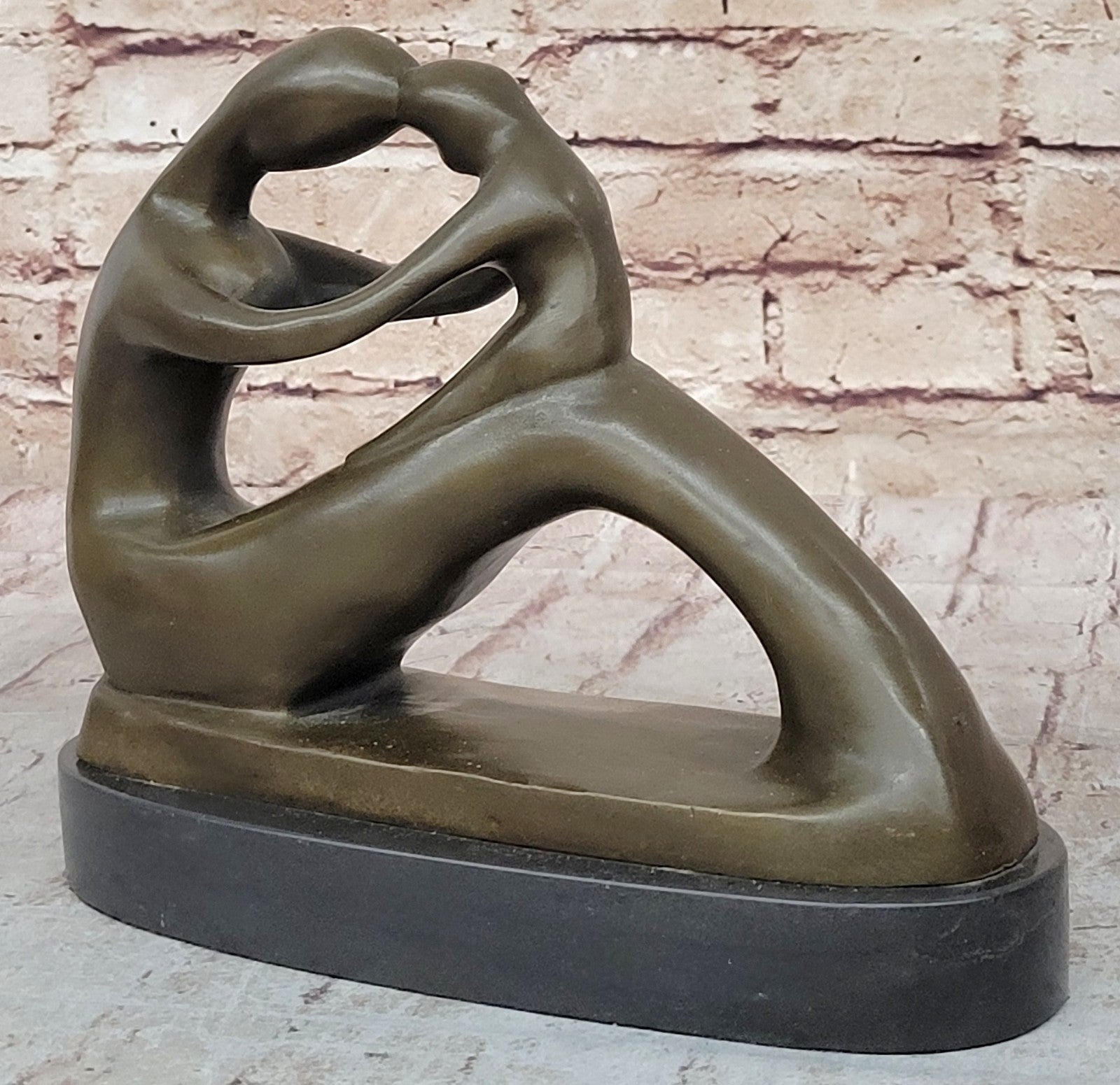 Milo`s Signed Original: Abstract Bronze Sculpture Celebrating Mother`s Love