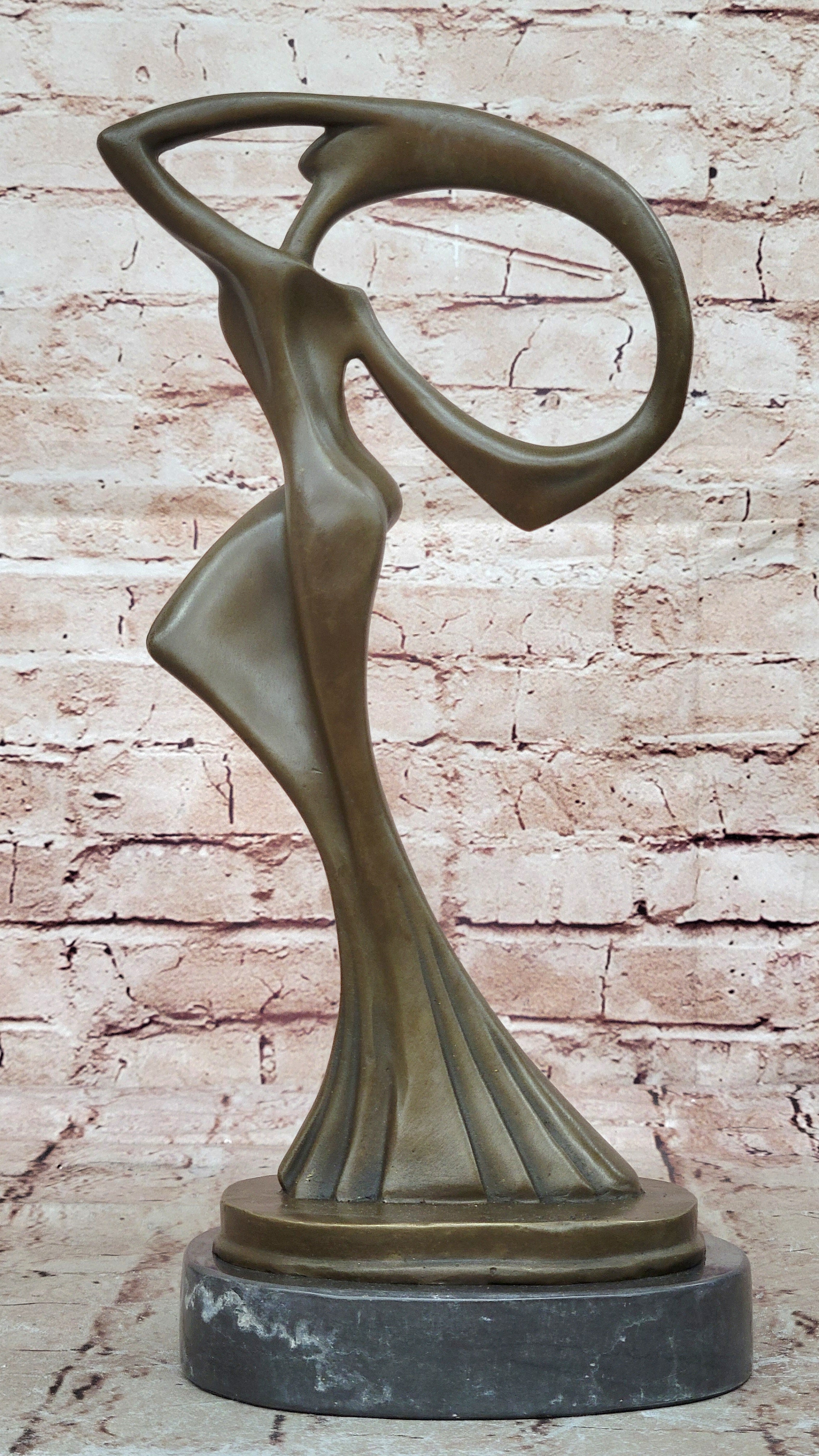 Abstract Modern Art Original Milo Female Lady Girl Bronze Sculpture Figurine