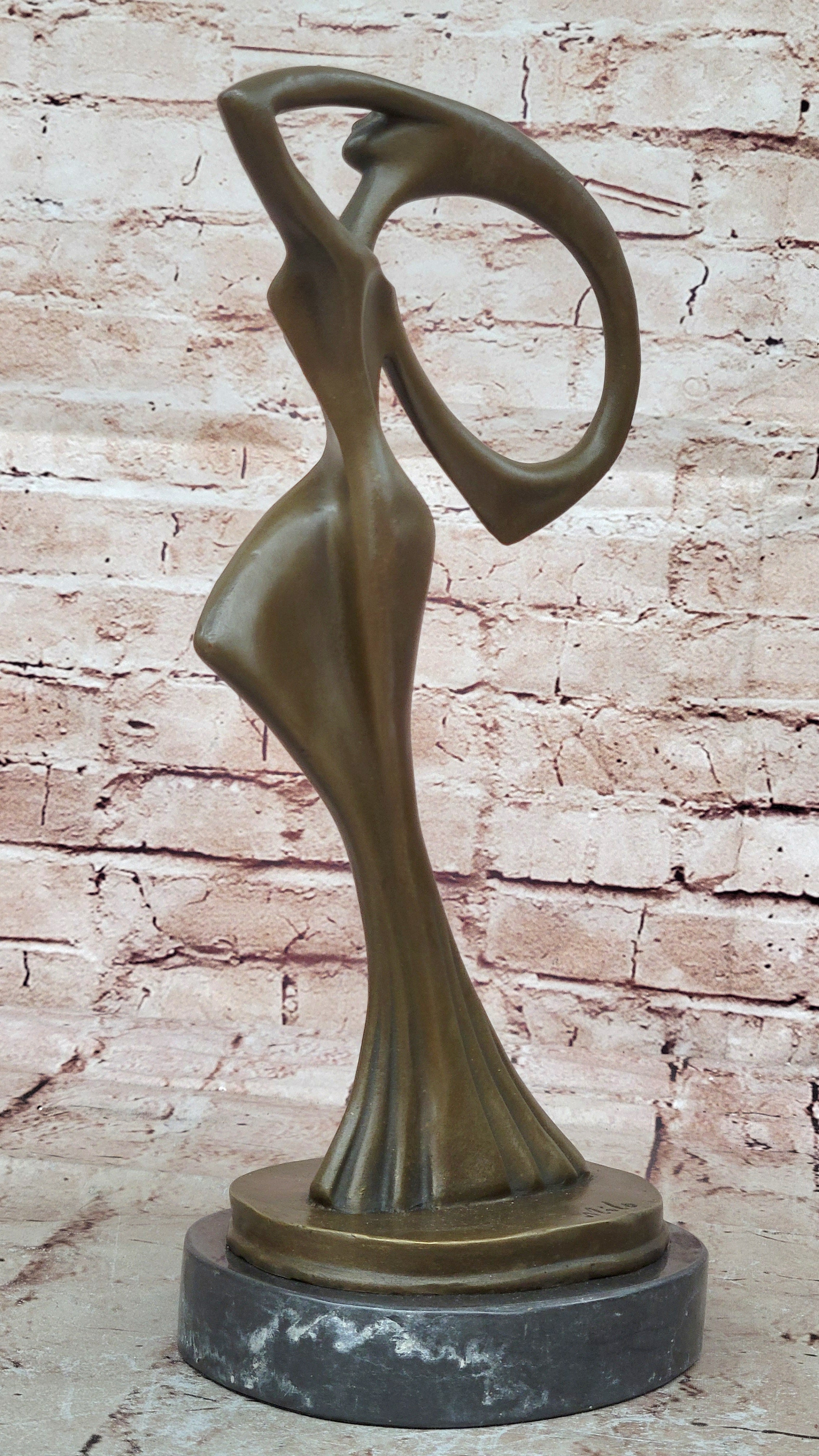 Abstract Modern Art Original Milo Female Lady Girl Bronze Sculpture Figurine