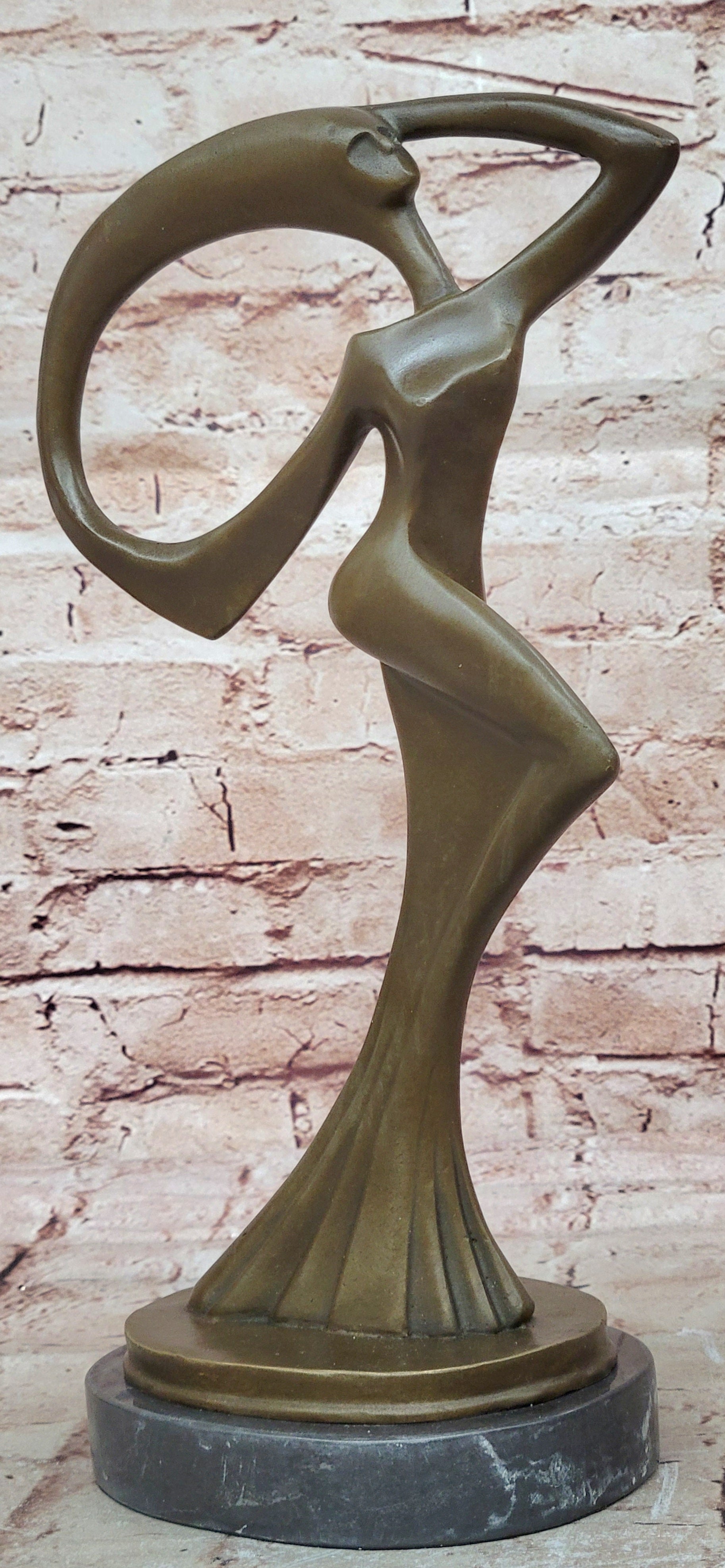 Abstract Modern Art Original Milo Female Lady Girl Bronze Sculpture Figurine